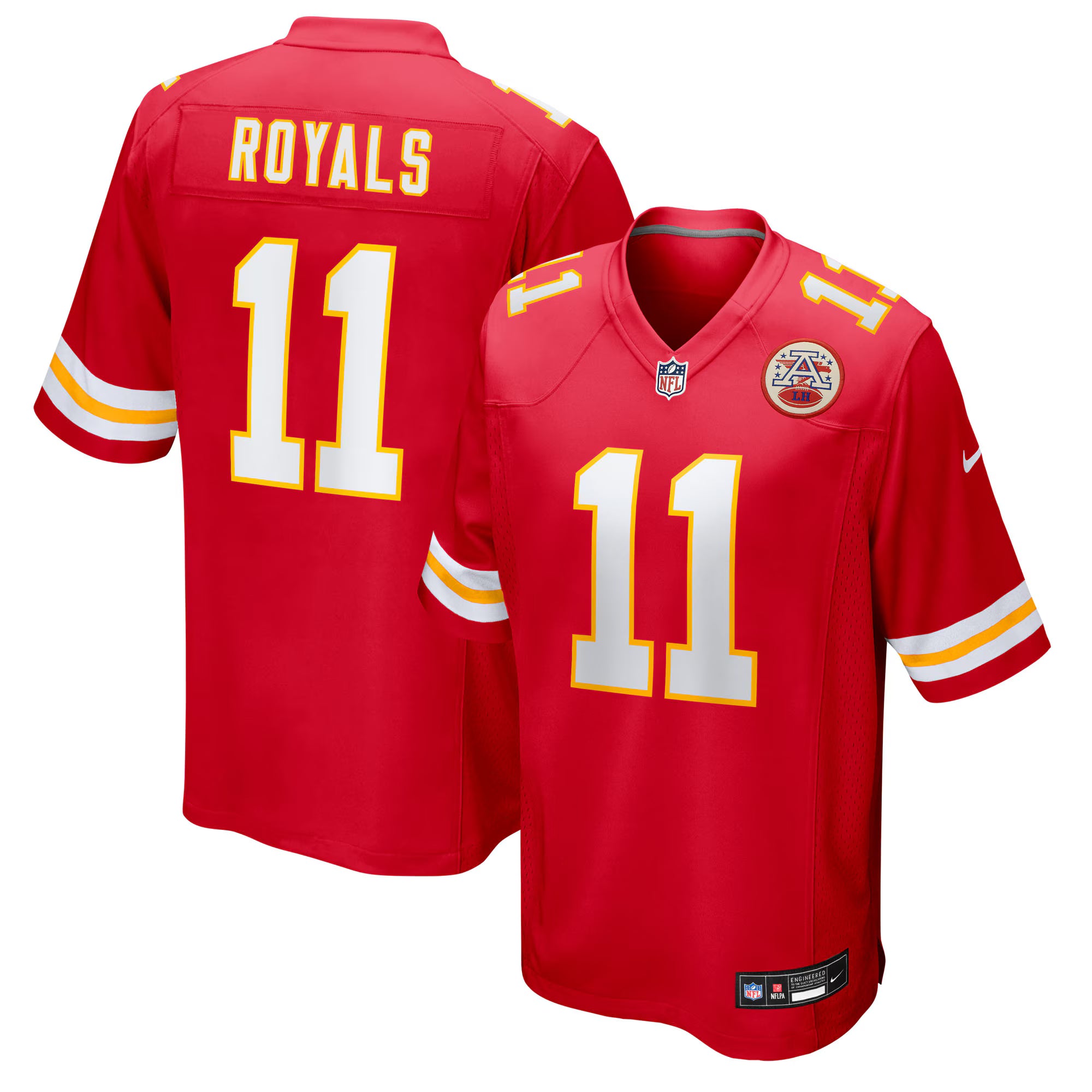 Jalen Royals Kansas City Chiefs Nike Team Game Jersey -  Red