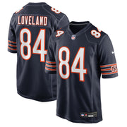 Colston Loveland Chicago Bears Nike 2025 NFL Draft First Round Pick Game Jersey - Navy