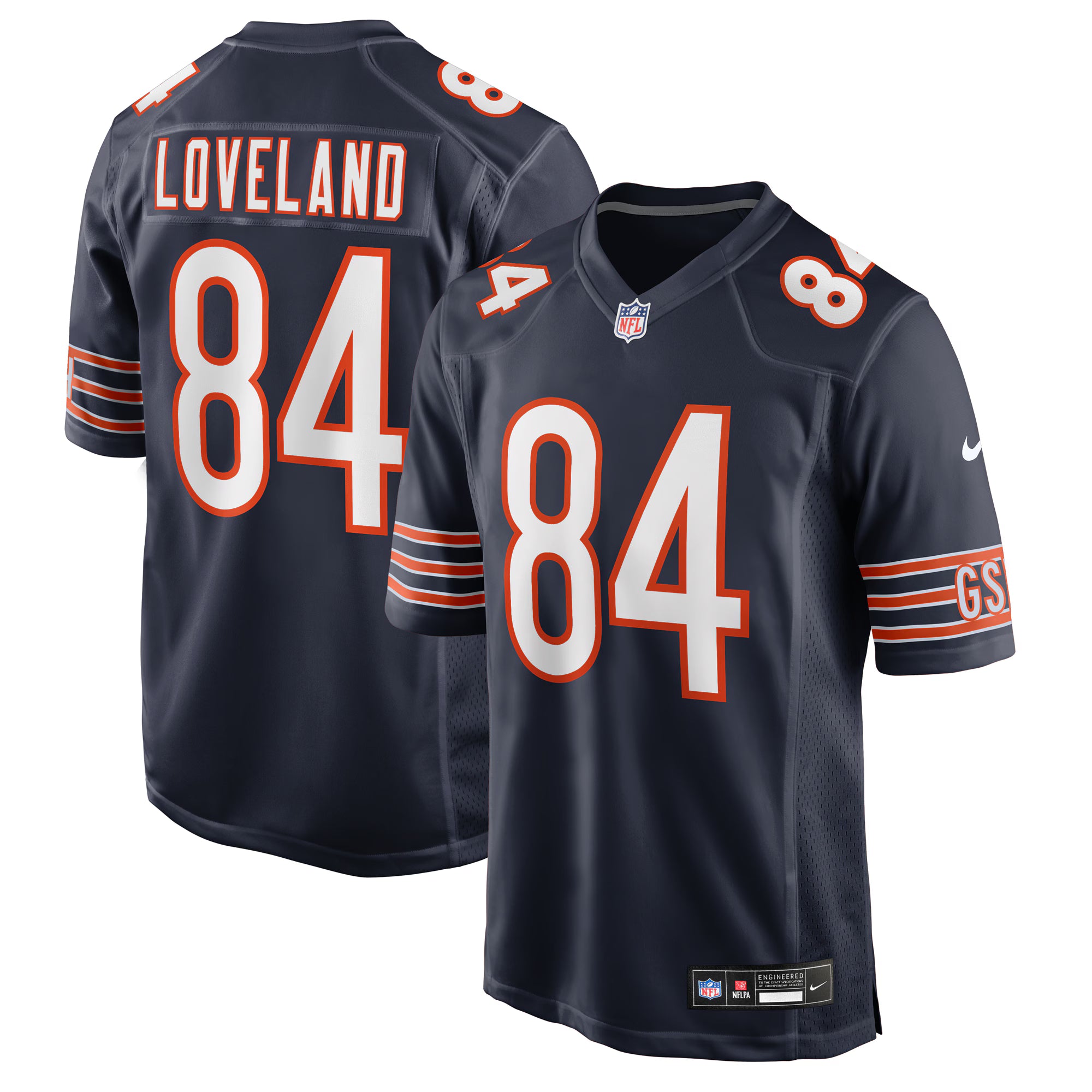 Colston Loveland Chicago Bears Nike 2025 NFL Draft First Round Pick Game Jersey - Navy