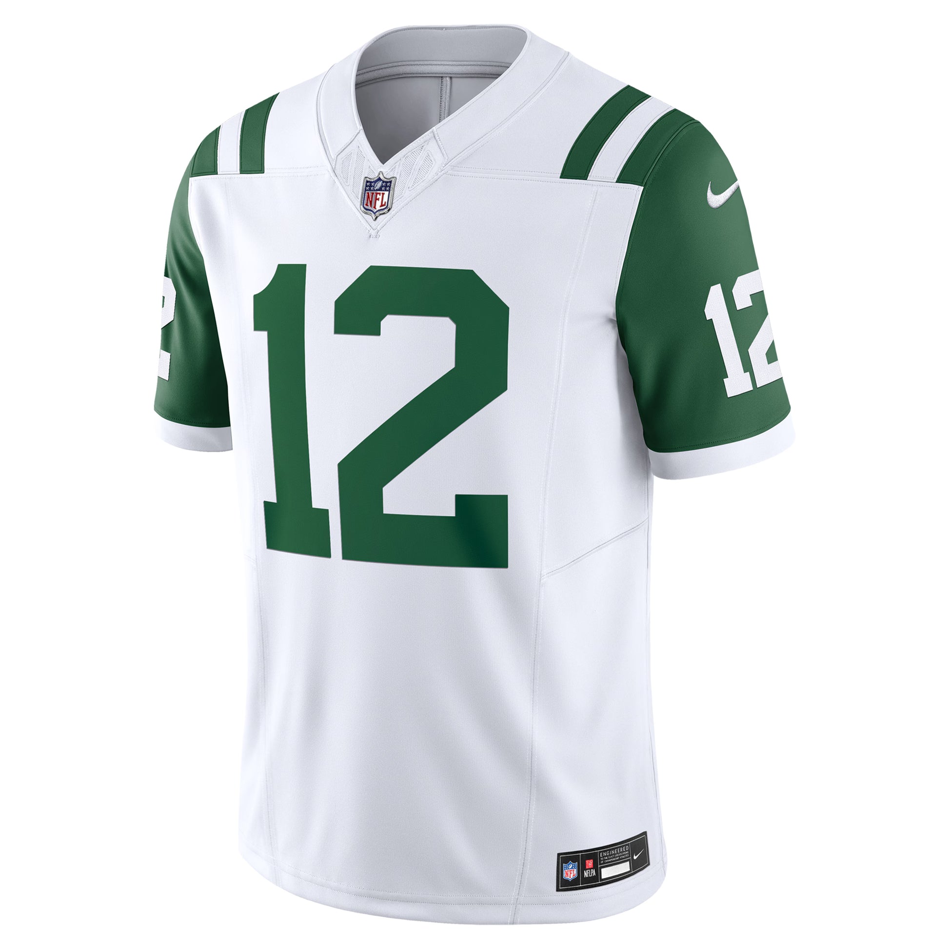 Joe Namath New York Jets Nike Classic Alternate Vapor F.U.S.E. Retired Player Limited Jersey - White