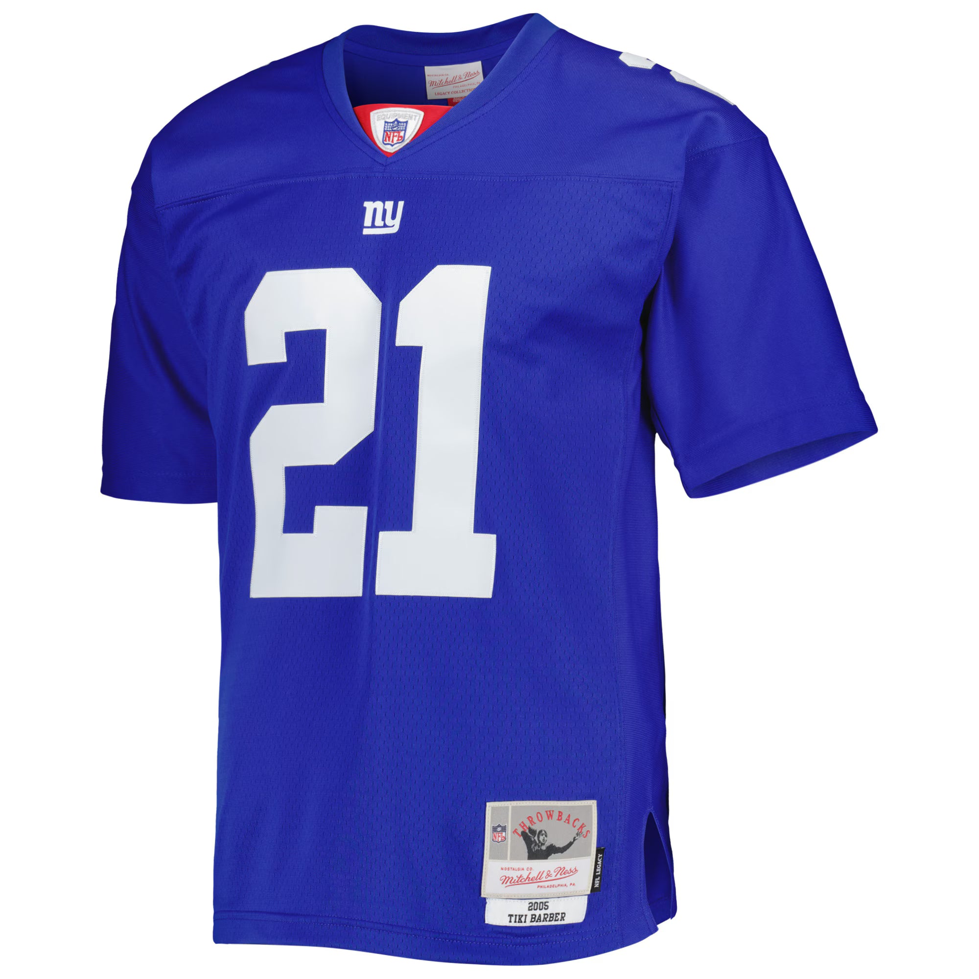 Tiki Barber New York Giants Mitchell &amp; Ness Legacy Replica Jersey - Royal