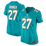 Ethan Bonner Miami Dolphins Nike Women's  Game Jersey -  Aqua