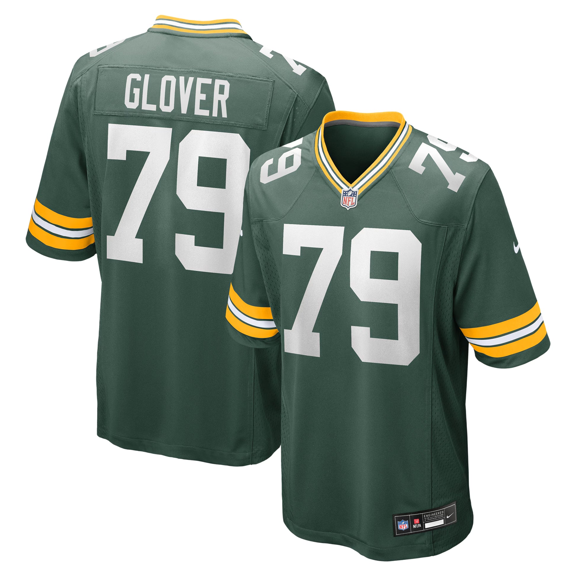 Travis Glover Green Bay Packers Nike  Game Jersey -  Green