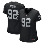 JJ Pegues Las Vegas Raiders Nike Women's Team Game Jersey -  Black