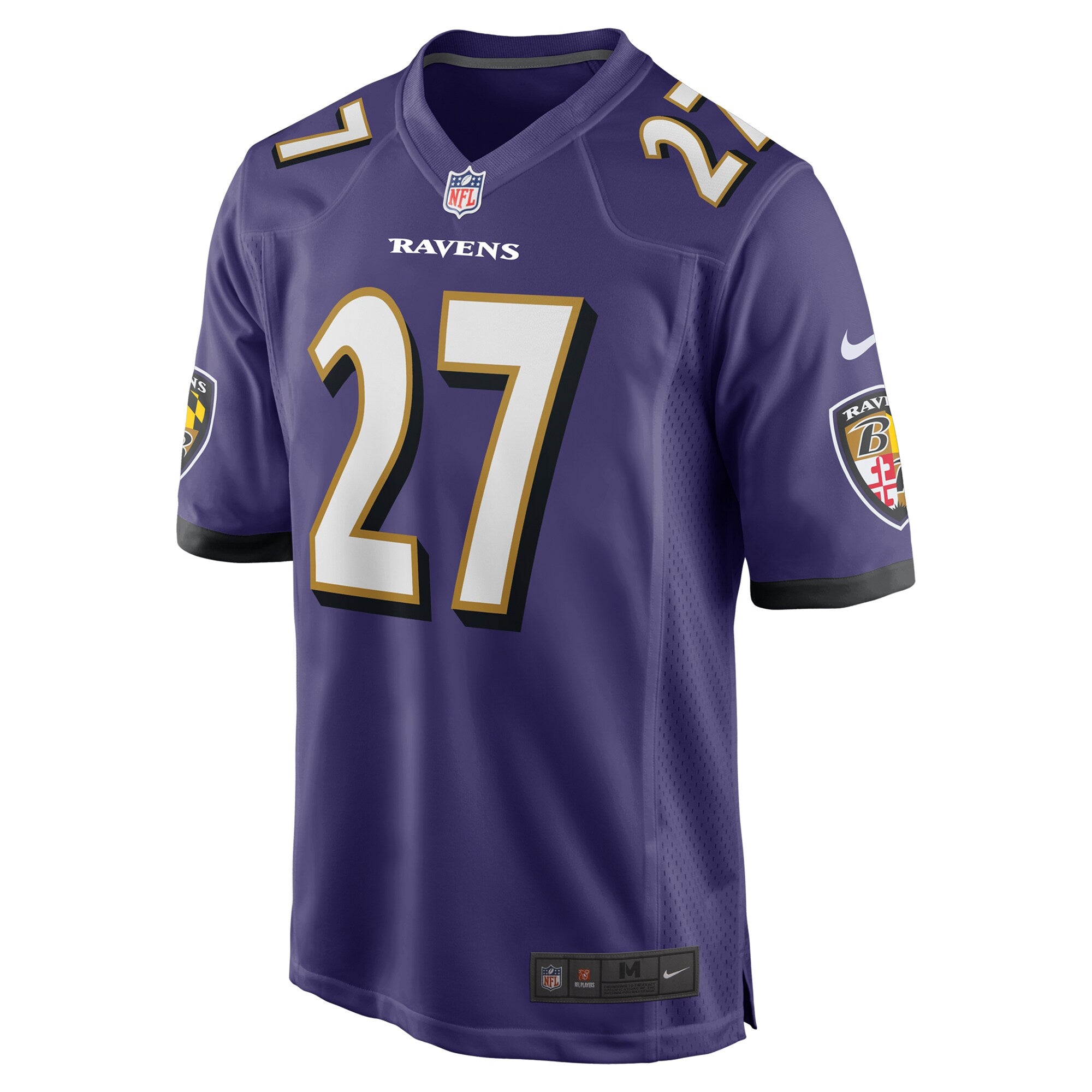 T.J. Tampa Baltimore Ravens Nike Team Game Jersey -  Purple