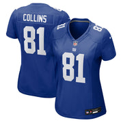 Beaux Collins New York Giants Nike Women's Team Game Jersey -  Royal