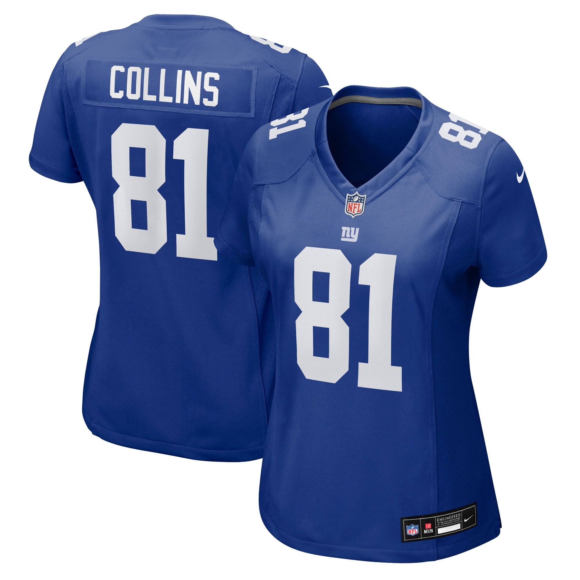 Beaux Collins New York Giants Nike Women's Team Game Jersey -  Royal