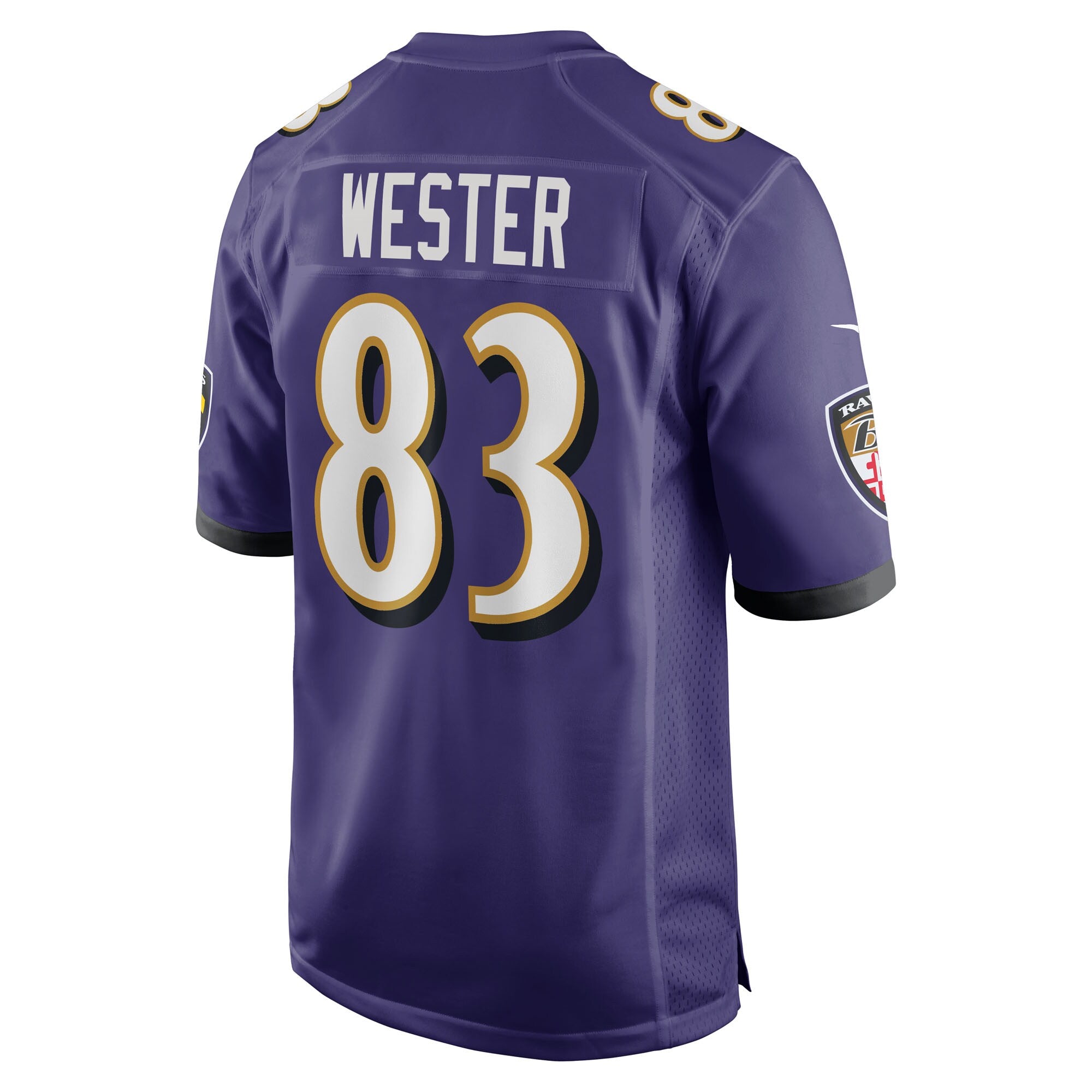 LaJohntay Wester Baltimore Ravens Nike Team Game Jersey -  Purple