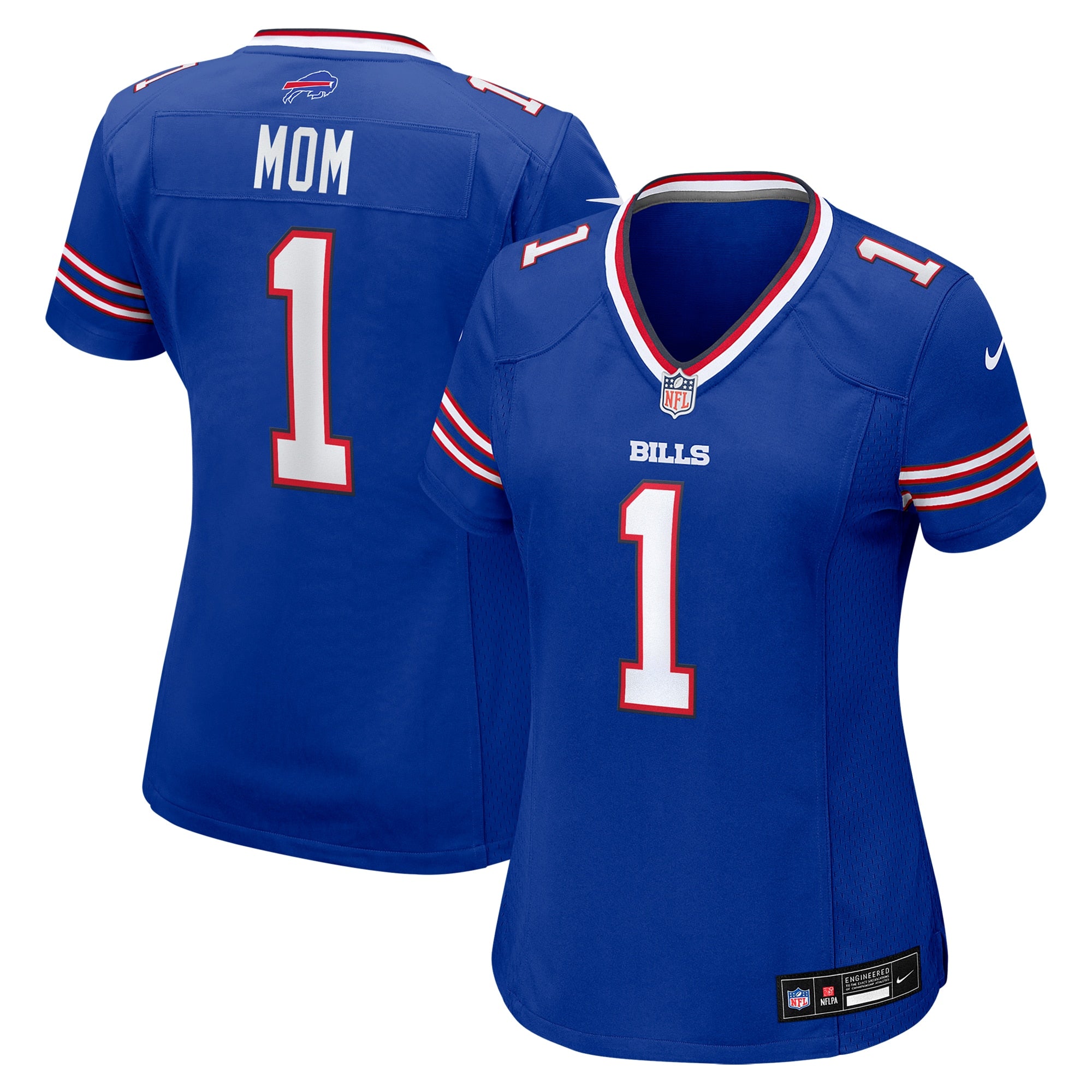 Number 1 Mom Buffalo Bills Nike Women's Game Jersey - Royal