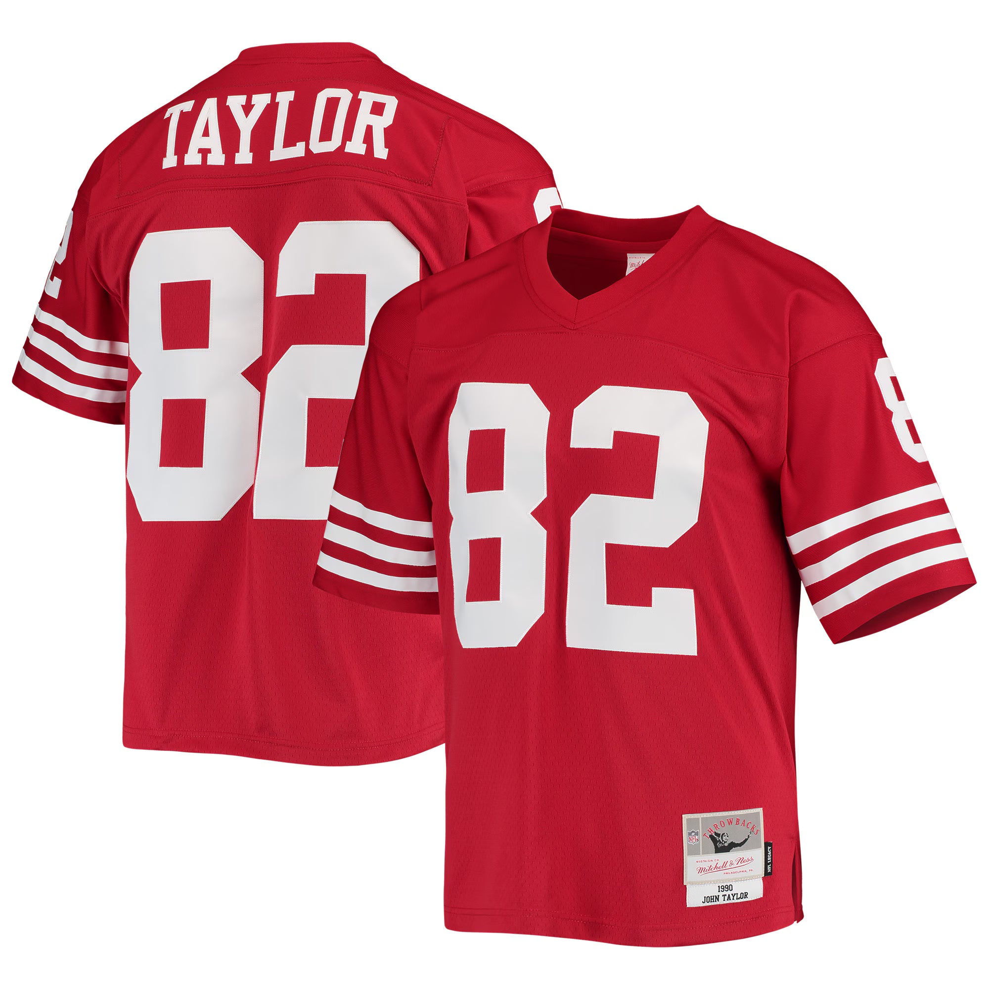 John Taylor San Francisco 49ers Mitchell &amp; Ness Legacy Replica Jersey - Scarlet