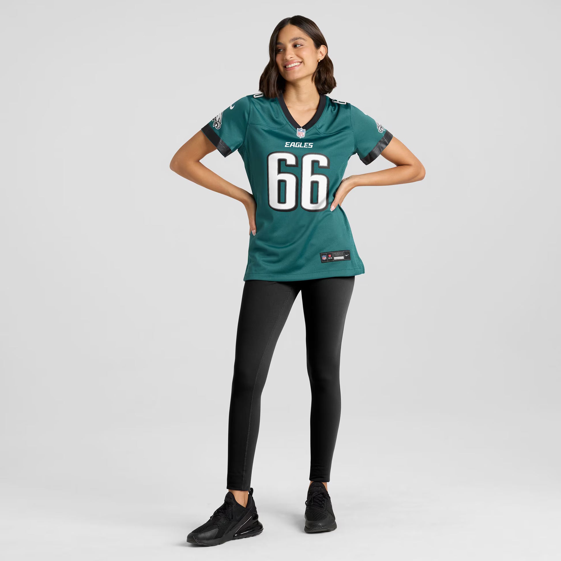 Drew Kendall Philadelphia Eagles Nike Women's Team Game Jersey - Midnight Green