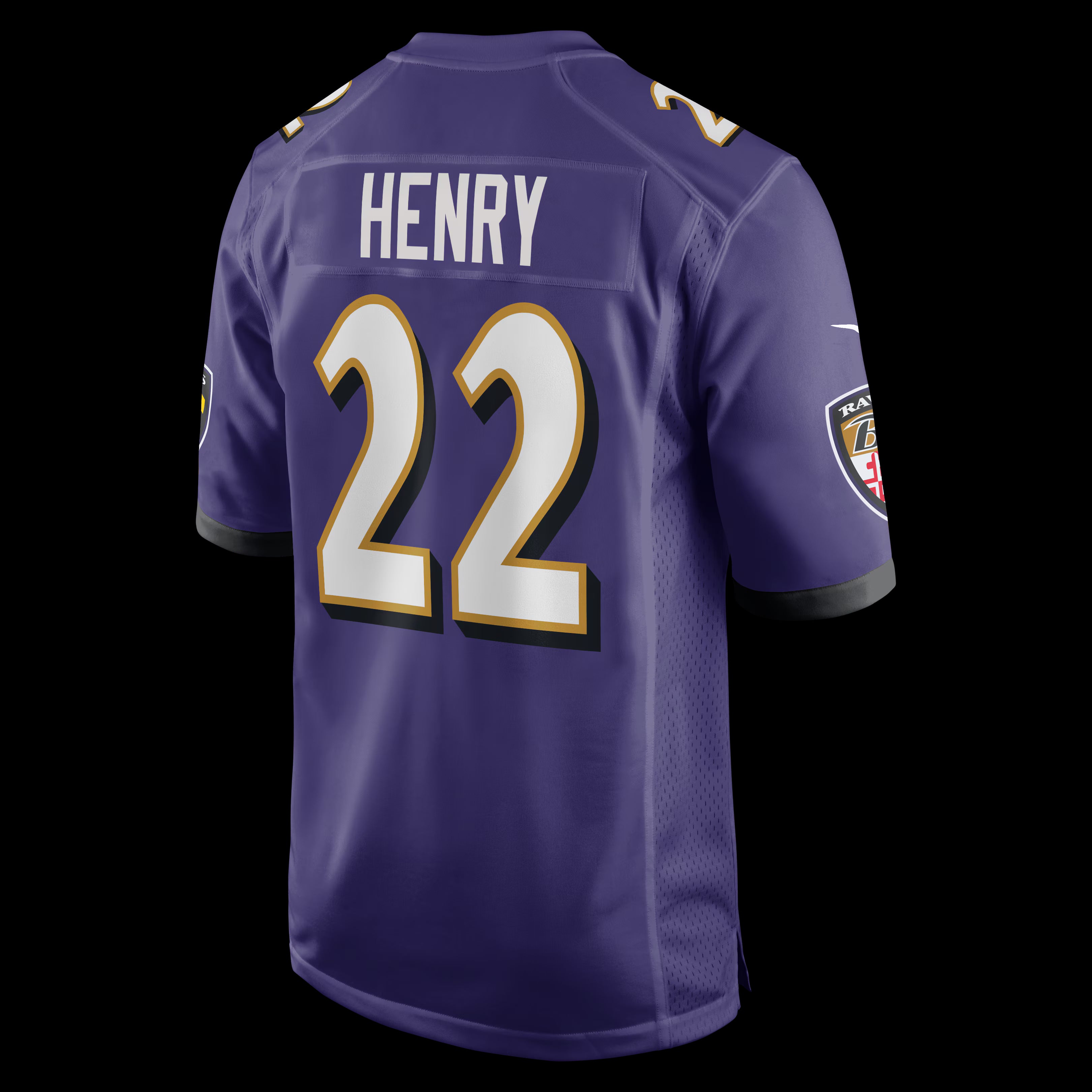 Derrick Henry Baltimore Ravens Nike Game Player Jersey - Purple