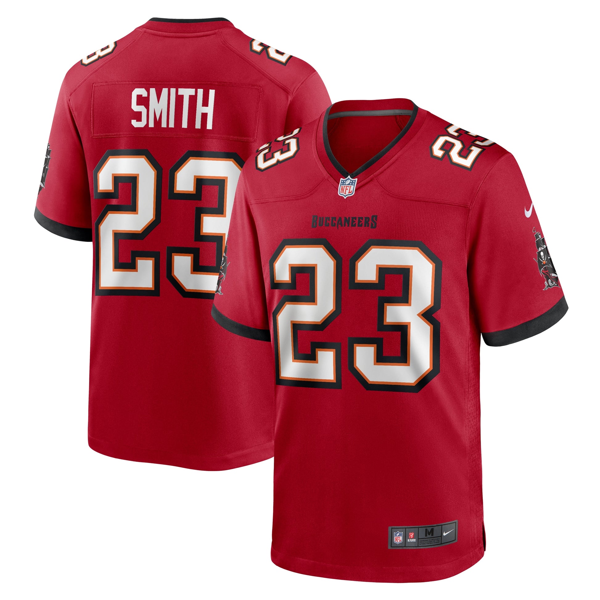 Tykee Smith Tampa Bay Buccaneers Nike  Game Jersey -  Red