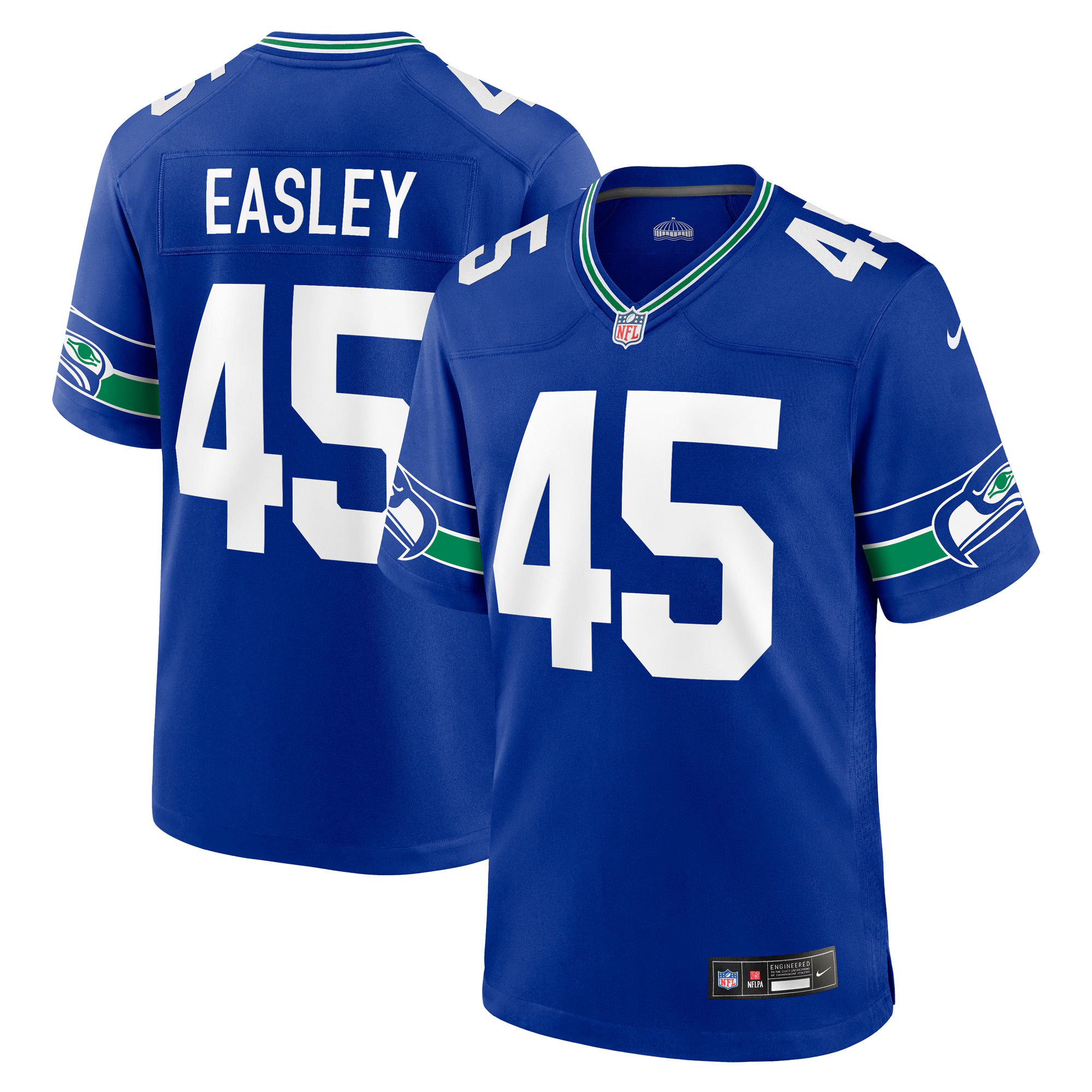 Kenny Easley Seattle Seahawks Nike Retired Player Alternate Game Jersey - Royal