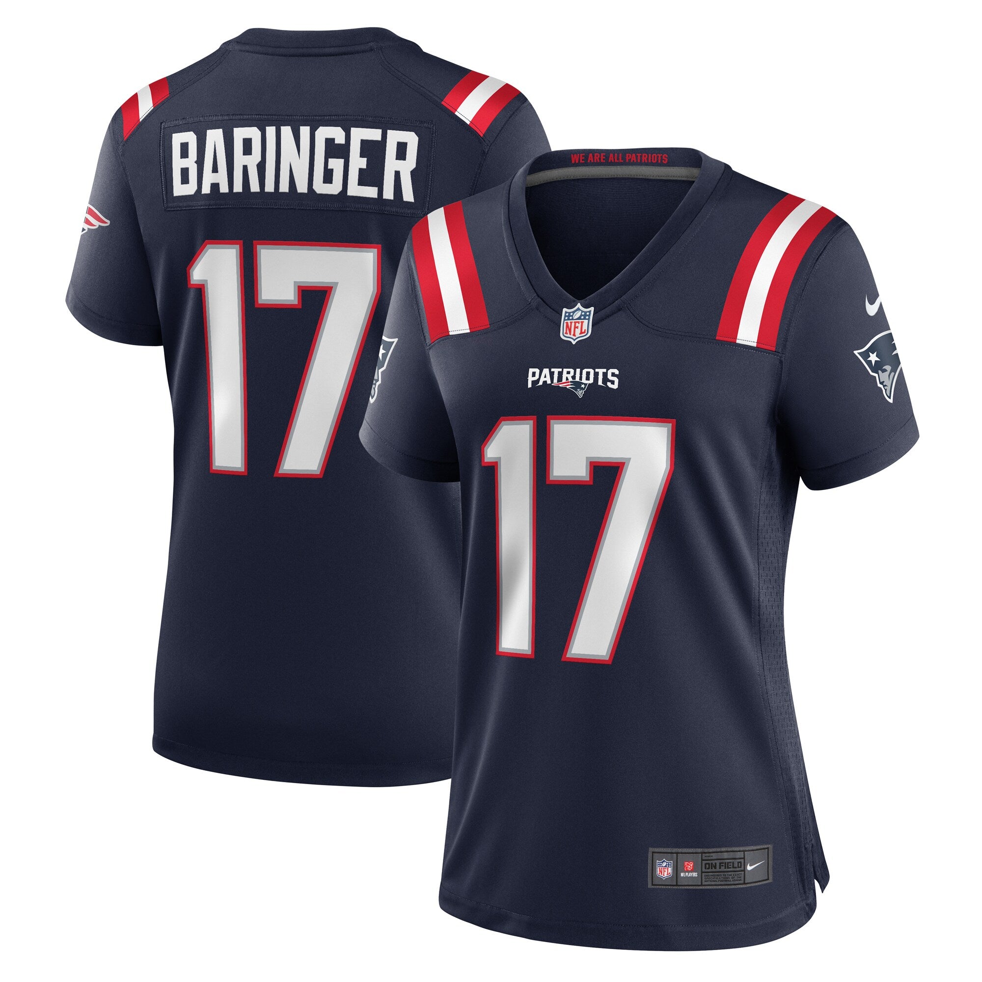Bryce Baringer New England Patriots Nike Women's Game Jersey - Navy