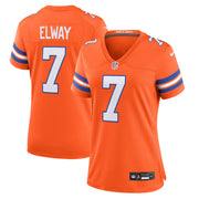 John Elway Denver Broncos Nike Women's Mile High Collection 1977 Throwback Player Game Jersey - Orange