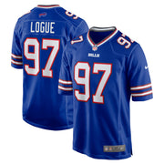 Zion Logue Buffalo Bills Nike Team Game Jersey -  Royal