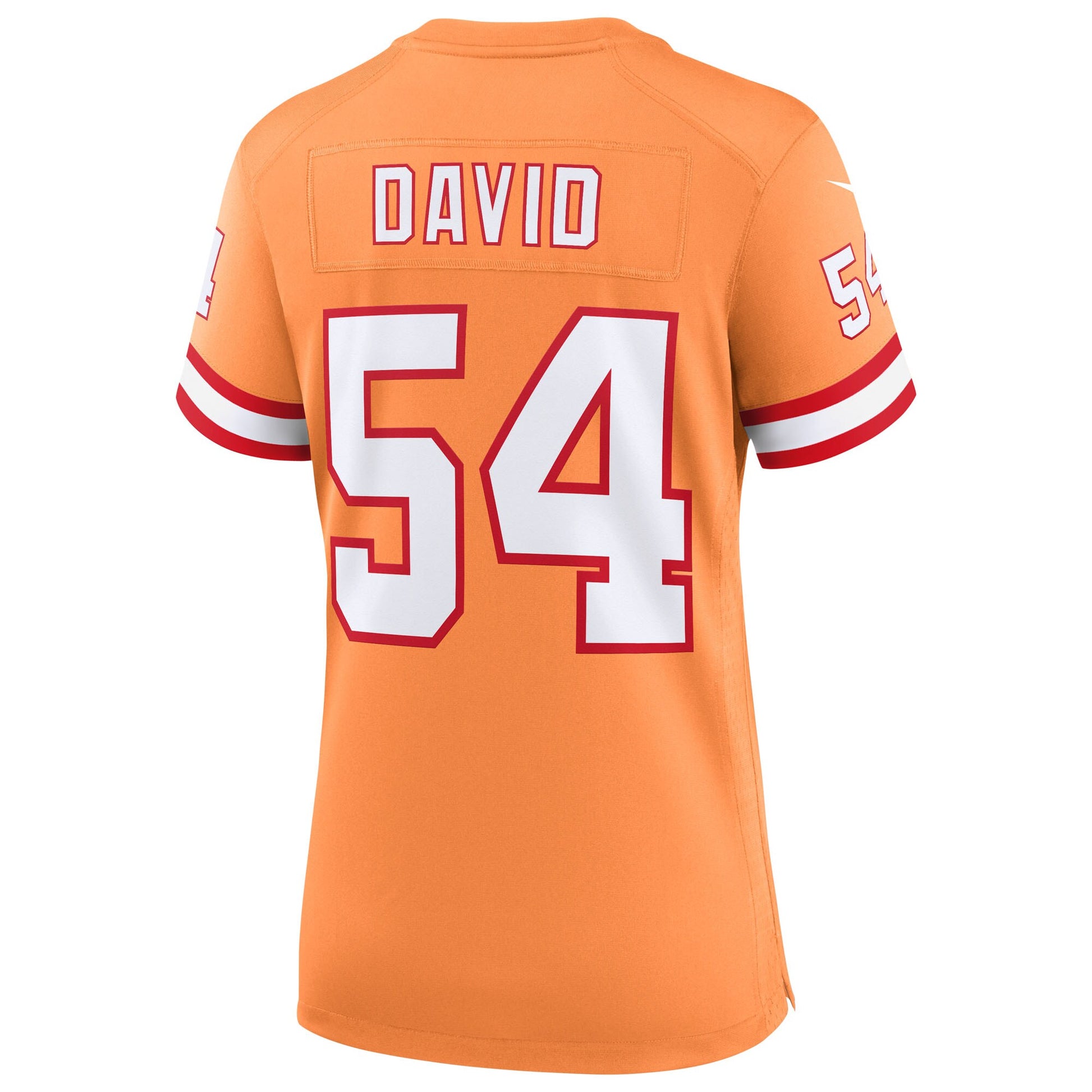 Lavonte David  Tampa Bay Buccaneers Nike Women's 50th Season Game Jersey - Creamsicle