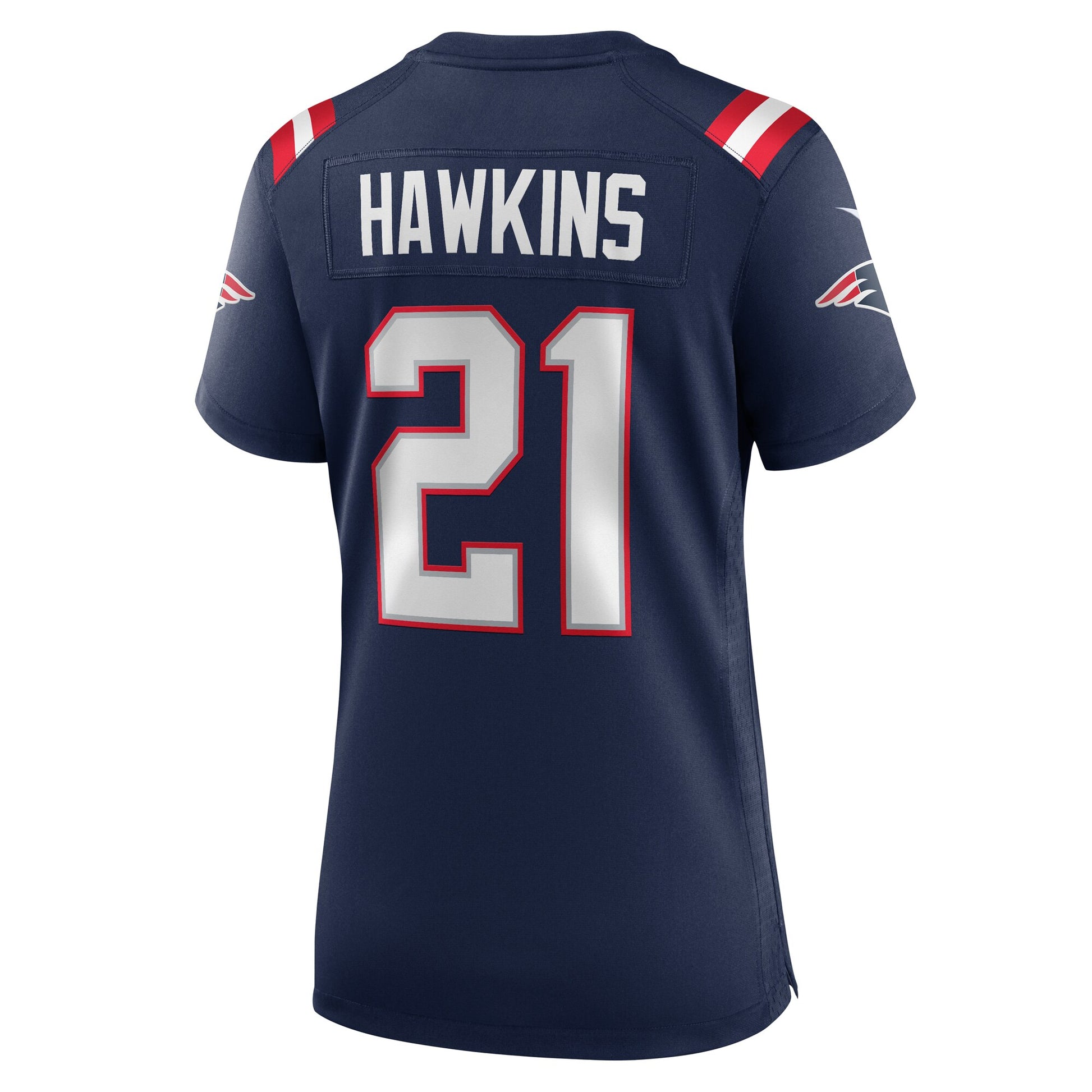 Jaylinn Hawkins New England Patriots Nike Women's Game Jersey - Navy
