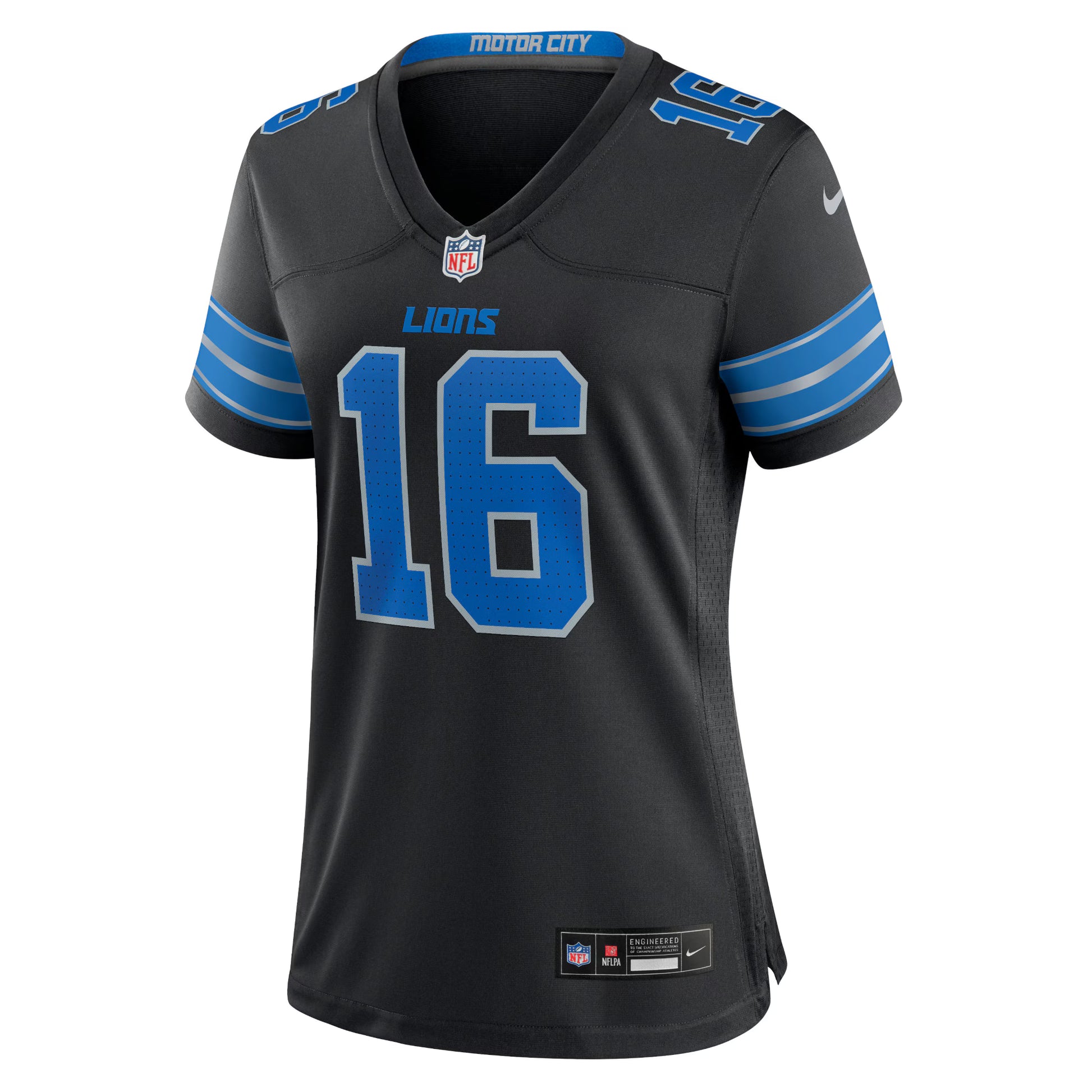 Jared Goff Detroit Lions Nike Women's 2nd Alternate Game Jersey - Black