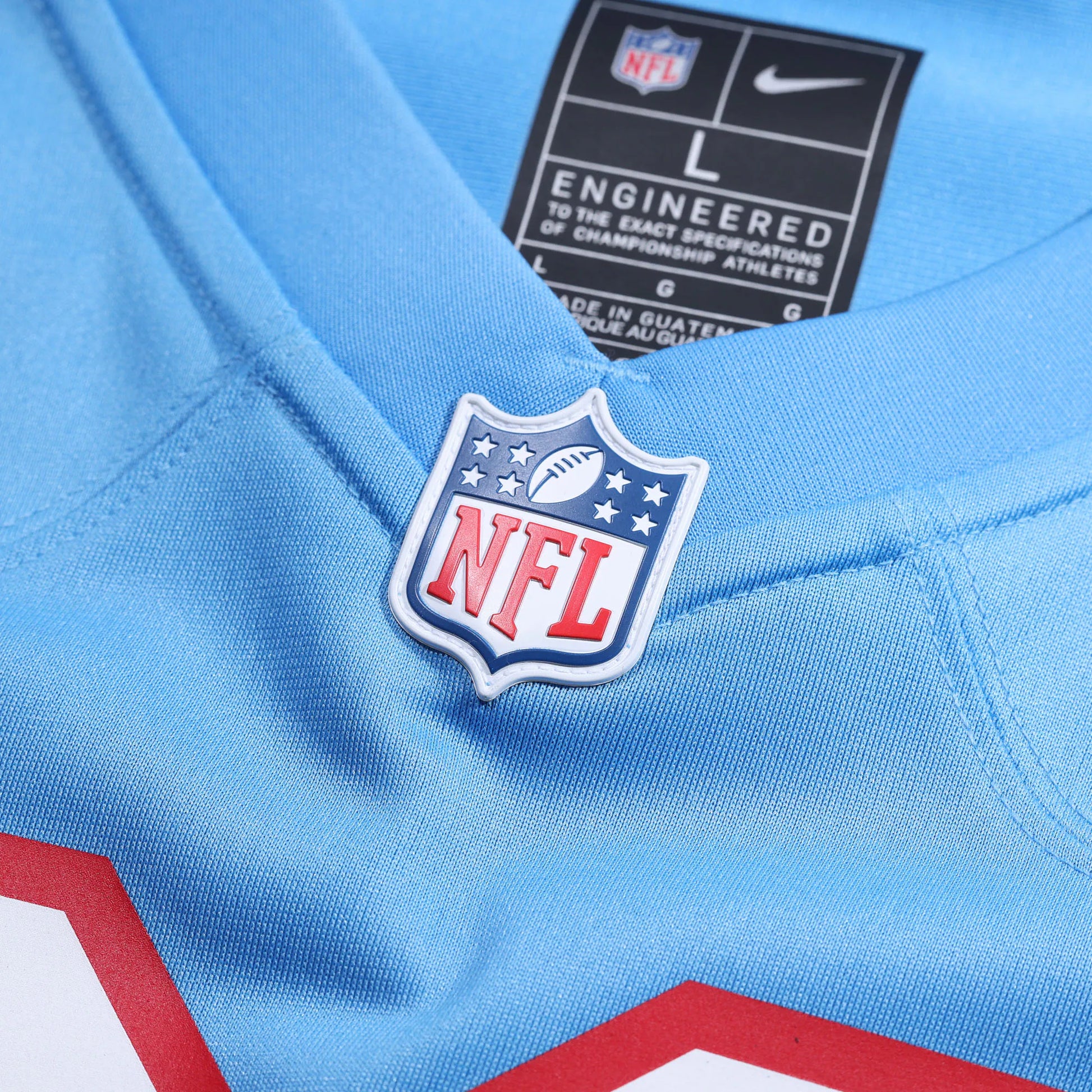 Eddie George Tennessee Titans Nike Retired Player Alternate Game Jersey - Light Blue