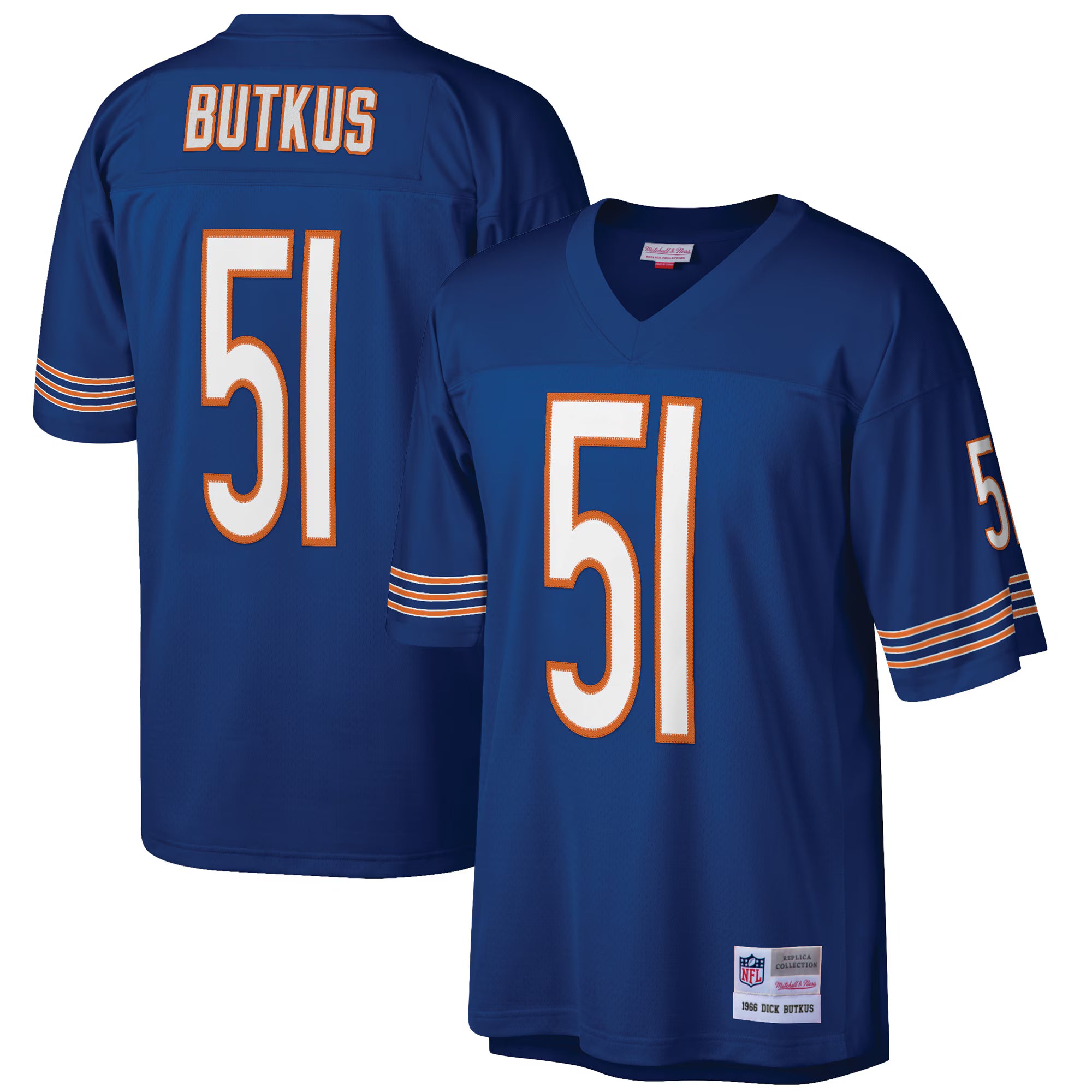 Dick Butkus Chicago Bears Mitchell &amp; Ness Retired Player Legacy Replica Jersey - Navy