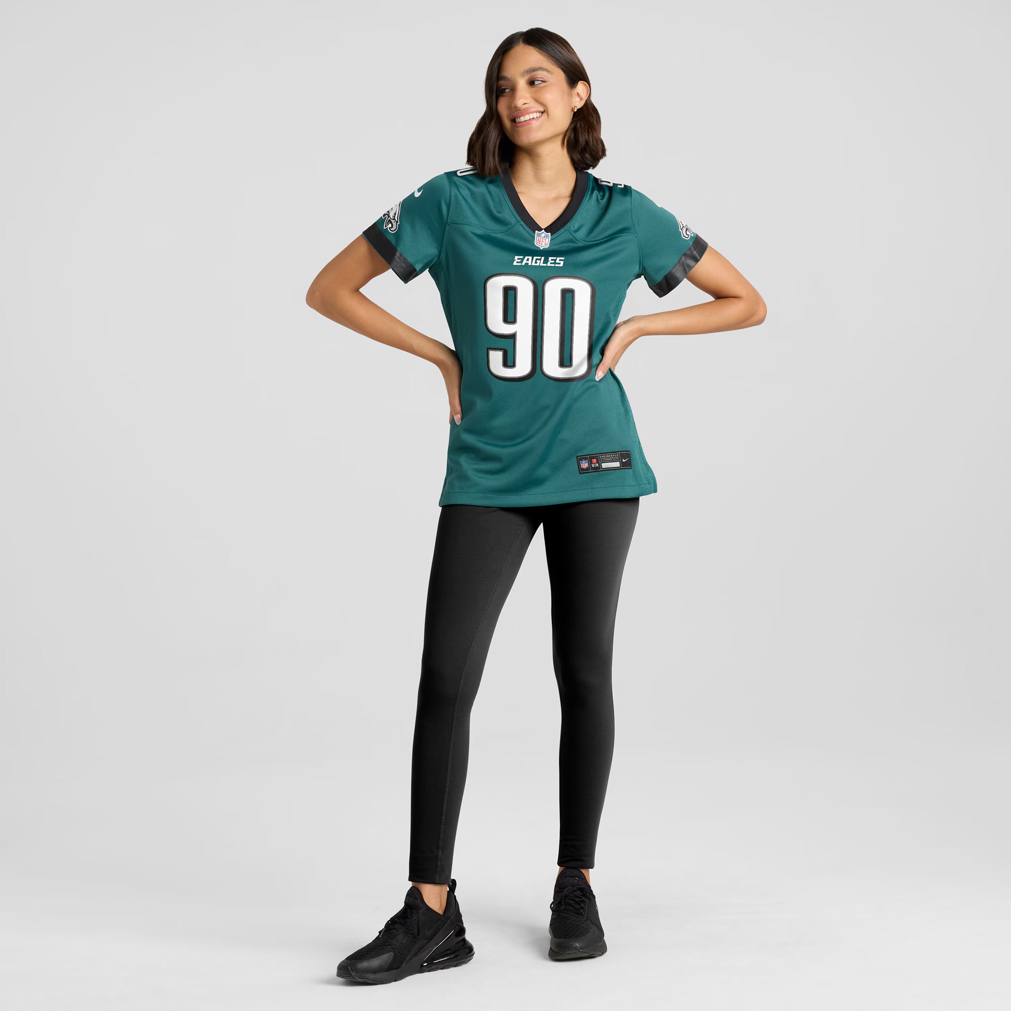 Jordan Davis Philadelphia Eagles Nike Women's Team Game Jersey - Midnight Green