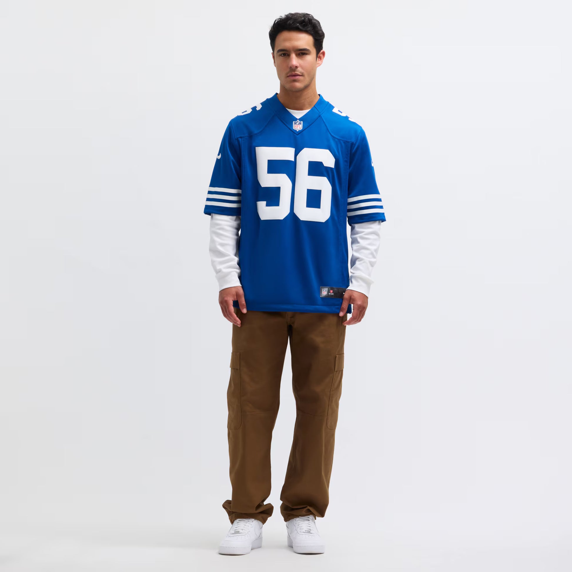 Men's Nike Quenton Nelson Royal Indianapolis Colts Alternate Vapor Limited Jersey