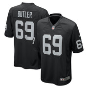 Adam Butler Las Vegas Raiders Nike Team Game Jersey -  Black