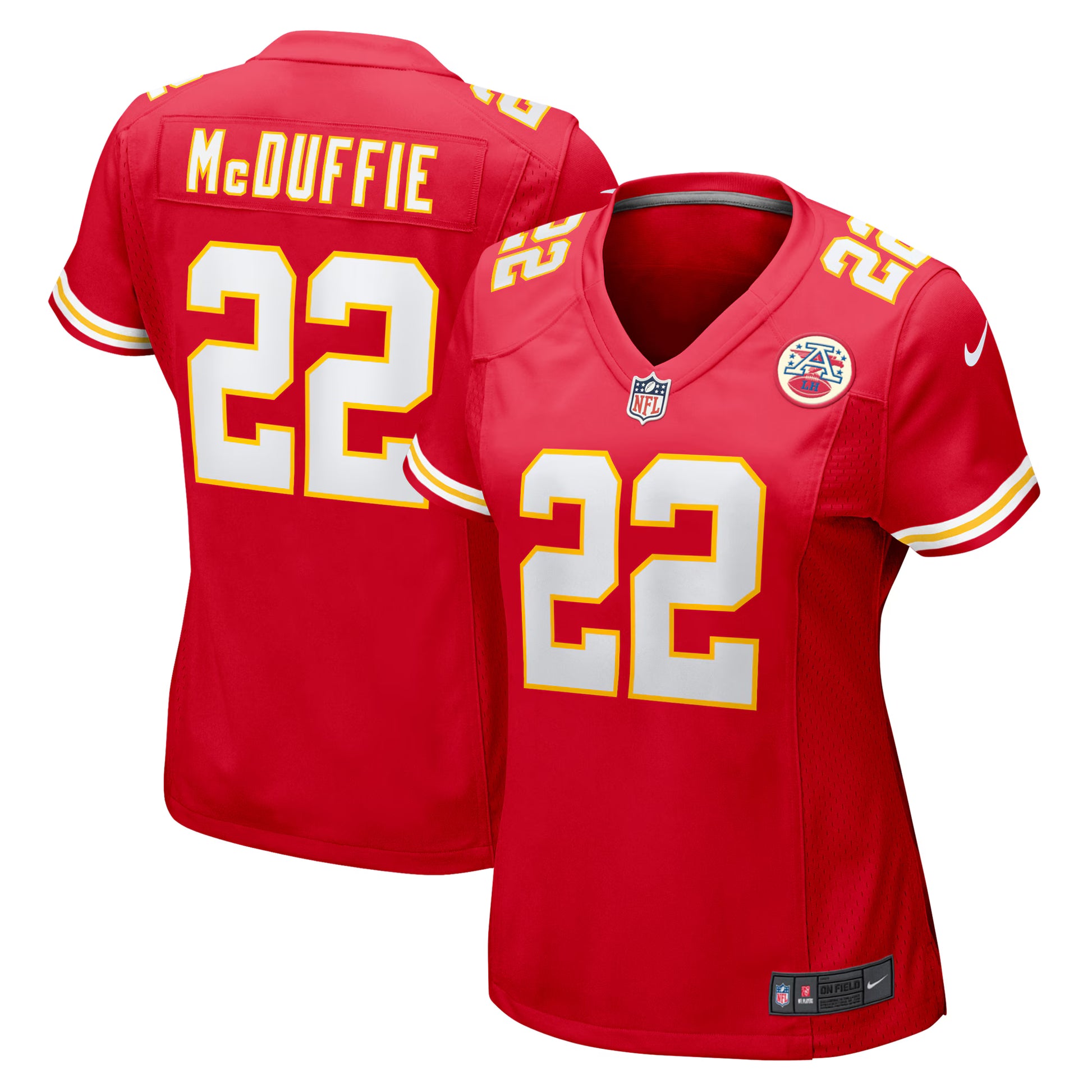 Trent McDuffie Kansas City Chiefs Nike Women's  Game Jersey -  Red