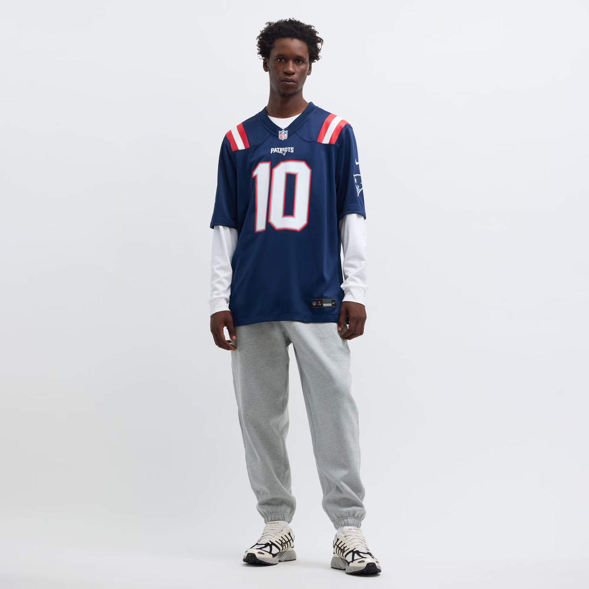 Drake Maye New England Patriots Nike  Player Game Jersey - Navy