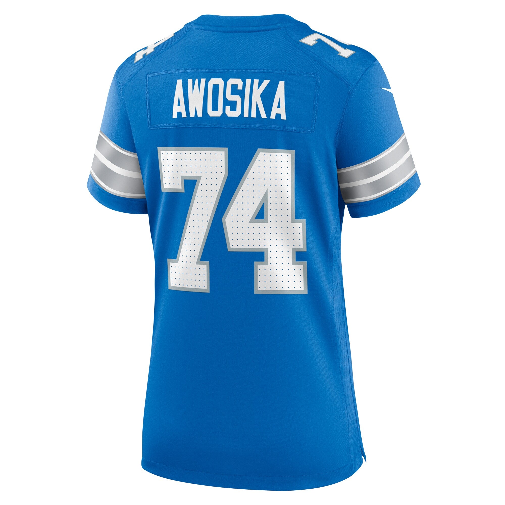 Kayode Awosika Detroit Lions Nike Women's Team Game Jersey -  Blue