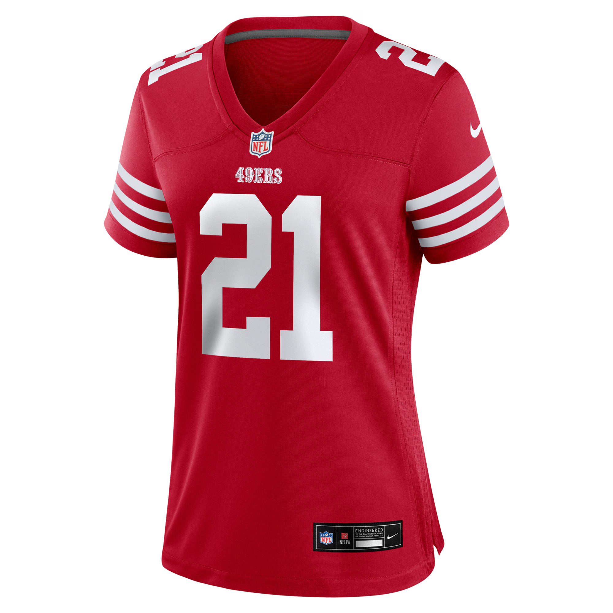 Deion Sanders San Francisco 49ers Nike Women's Retired Player Game Jersey - Scarlet