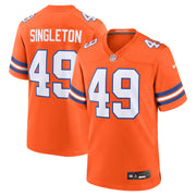 Alex Singleton Denver Broncos Nike Alternate Game Jersey - Orange