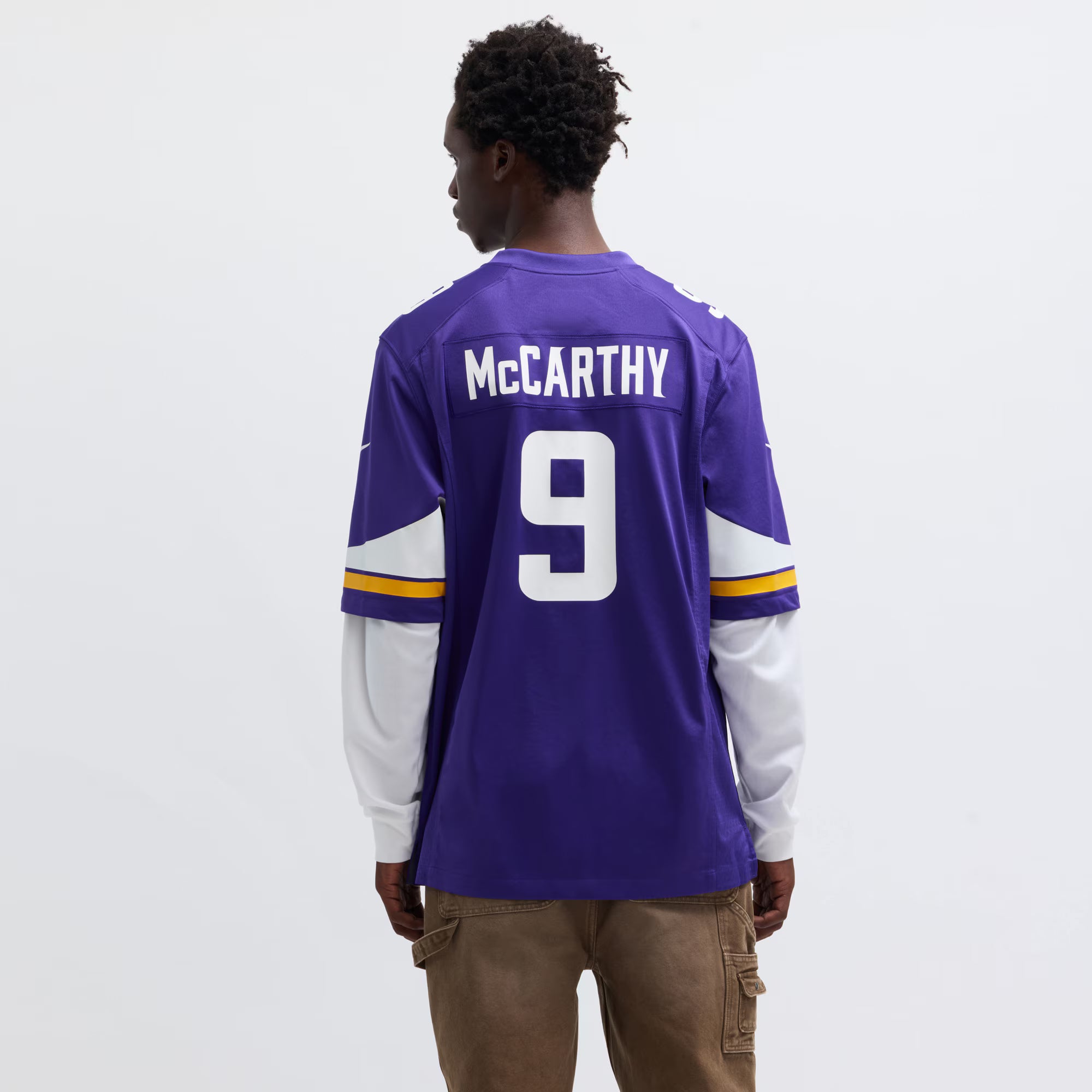 J.J. McCarthy Minnesota Vikings Nike  Player Game Jersey - Purple