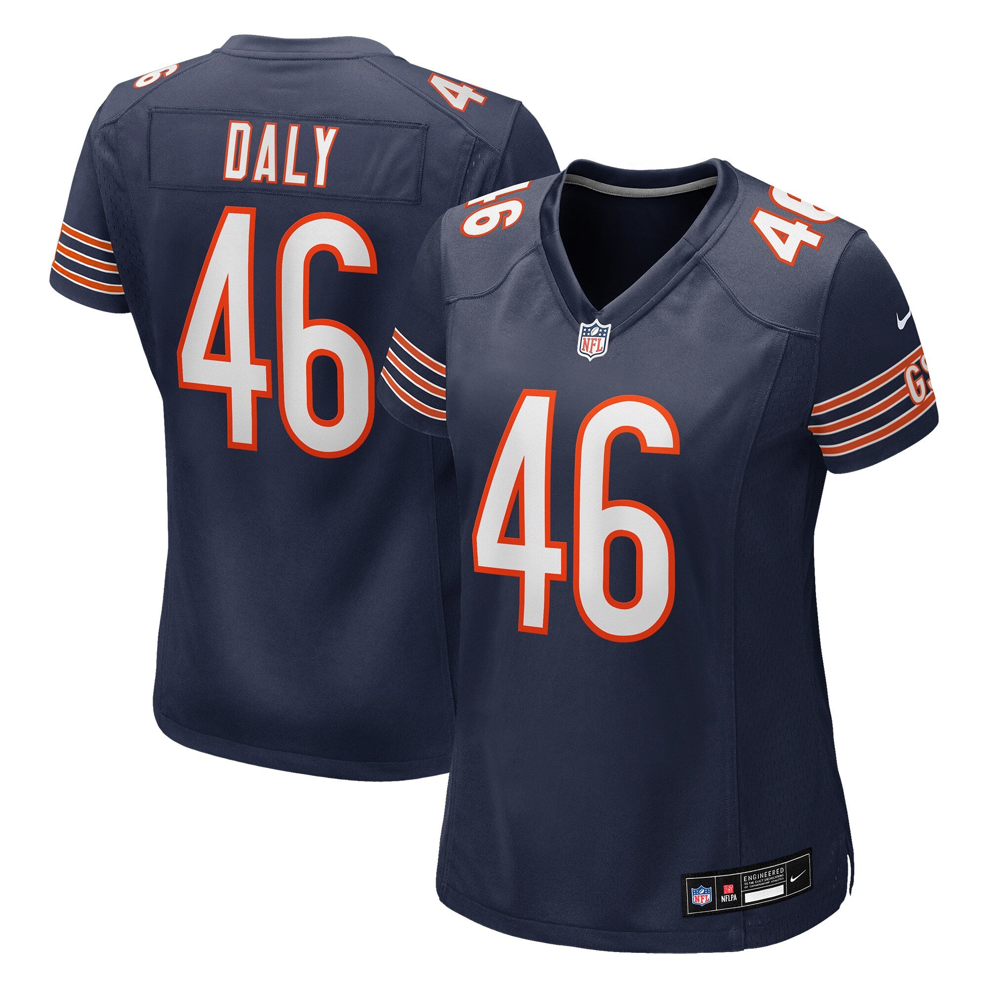 Scott Daly Chicago Bears Nike Women's Team Game Jersey -  Navy
