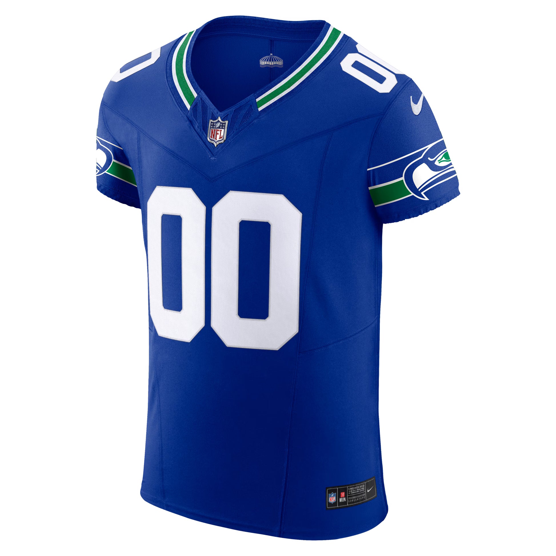 Seattle Seahawks Nike Alternate Vapor F.U.S.E. Elite Custom Jersey - Men's Royal