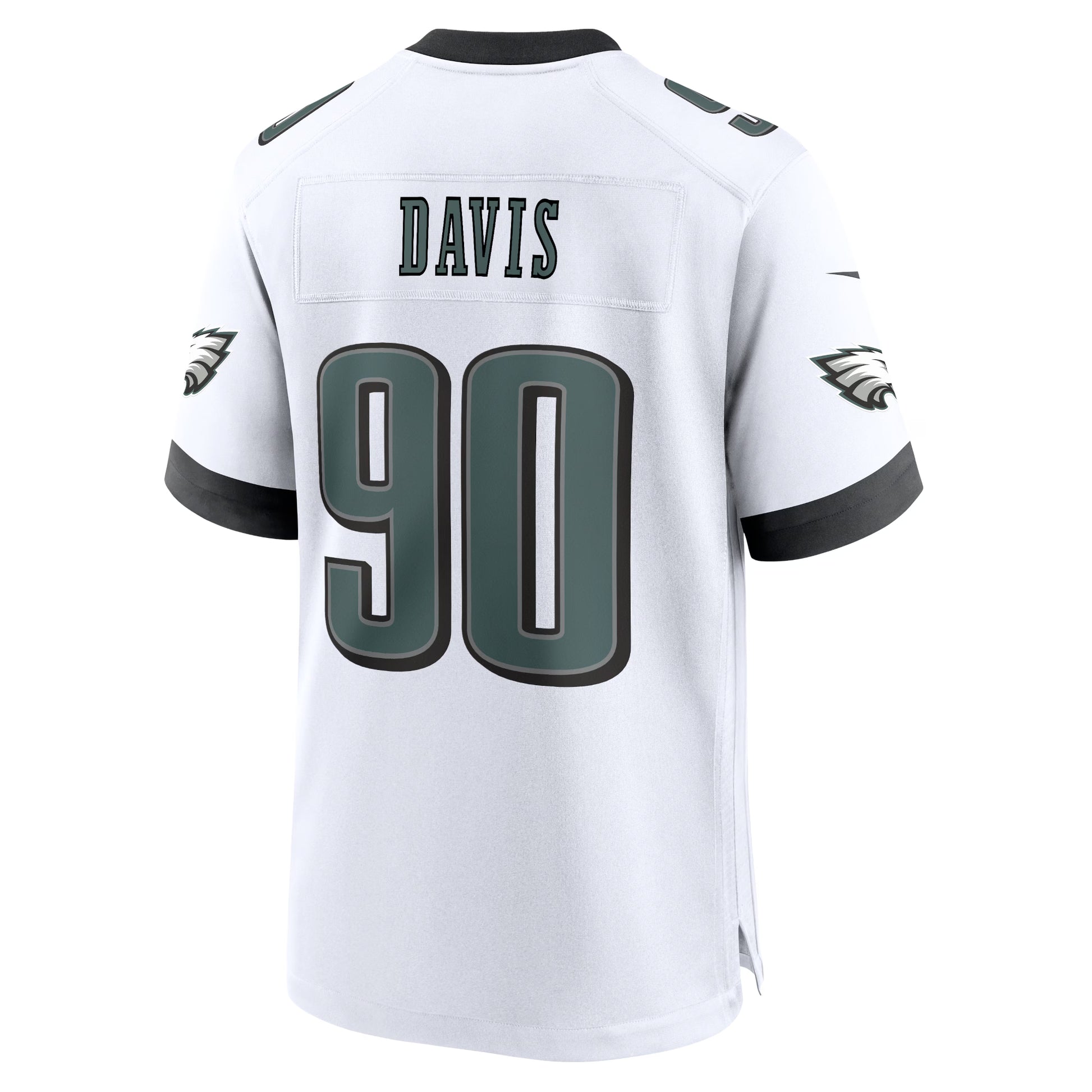 Jordan Davis Philadelphia Eagles Nike White Game Jersey - White