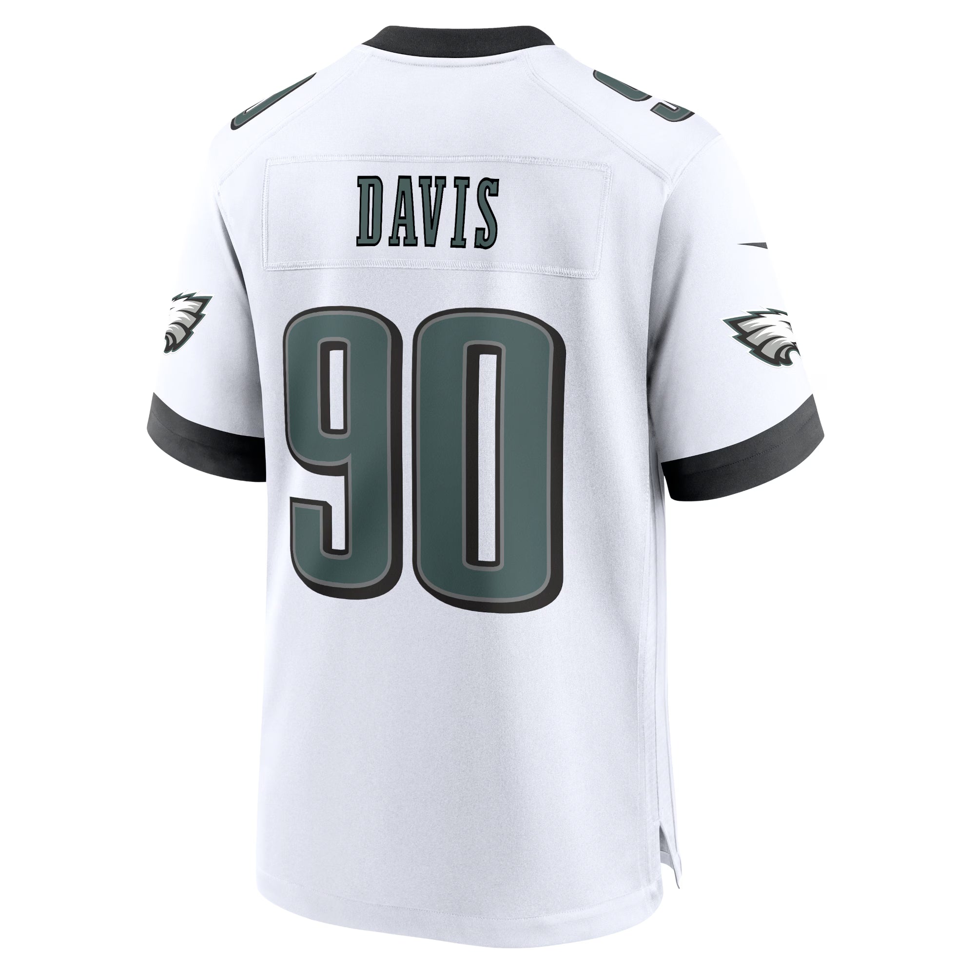 Jordan Davis Philadelphia Eagles Nike White Game Jersey - White