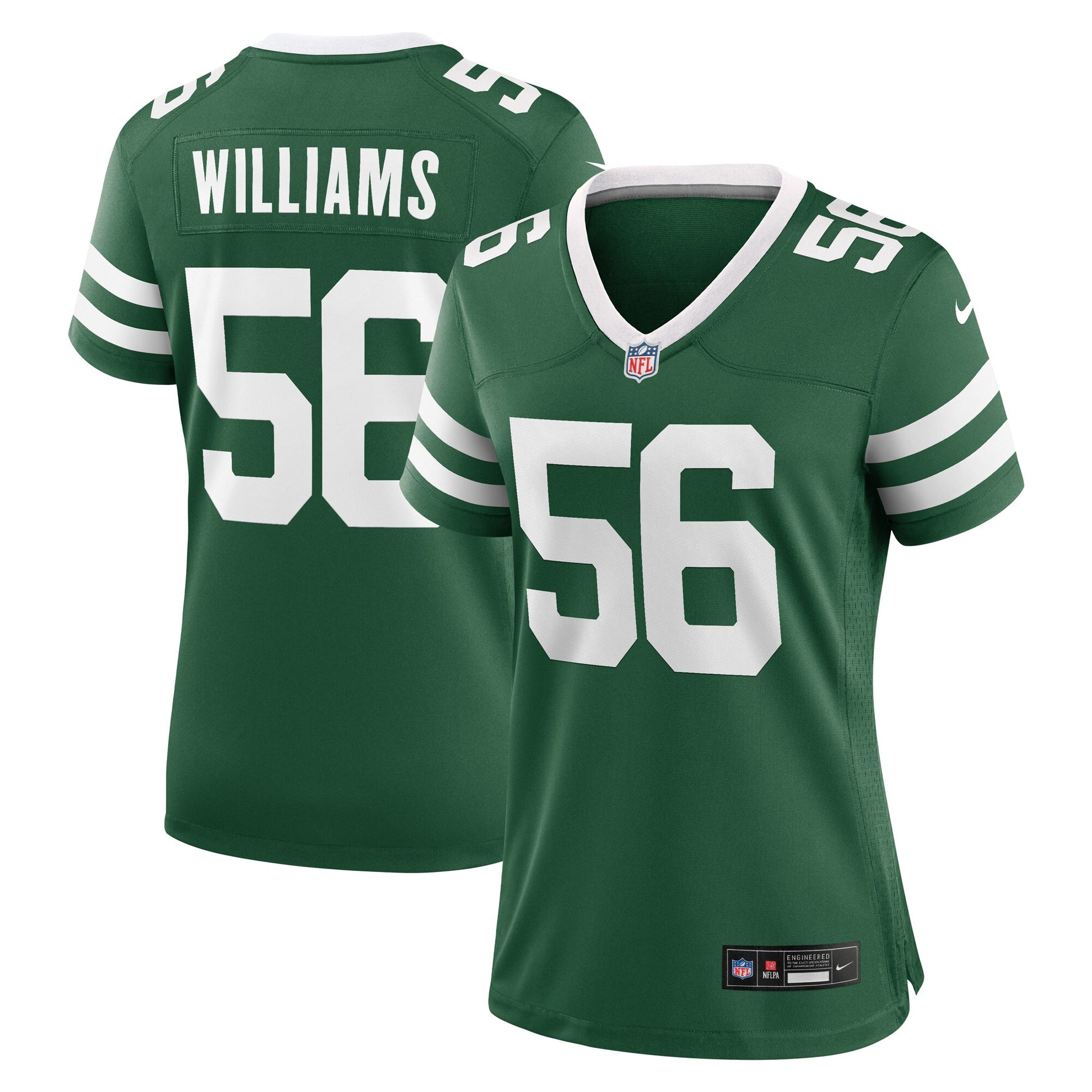 Quincy Williams New York Jets Nike Women's  Game Player Jersey&nbsp;– Legacy Green