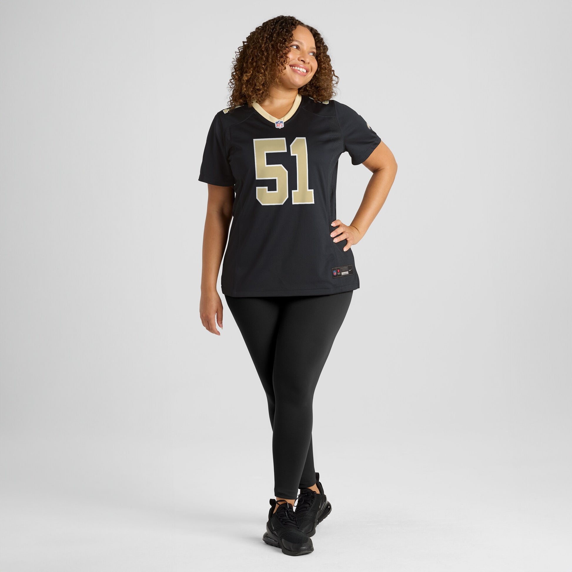 Jonathan Vilma New Orleans Saints Nike Women's Game Retired Player Jersey - Black