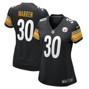 Jaylen Warren Pittsburgh Steelers Nike Women's Game Player Jersey - Black