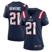 Jaylinn Hawkins New England Patriots Nike Women's Game Jersey - Navy