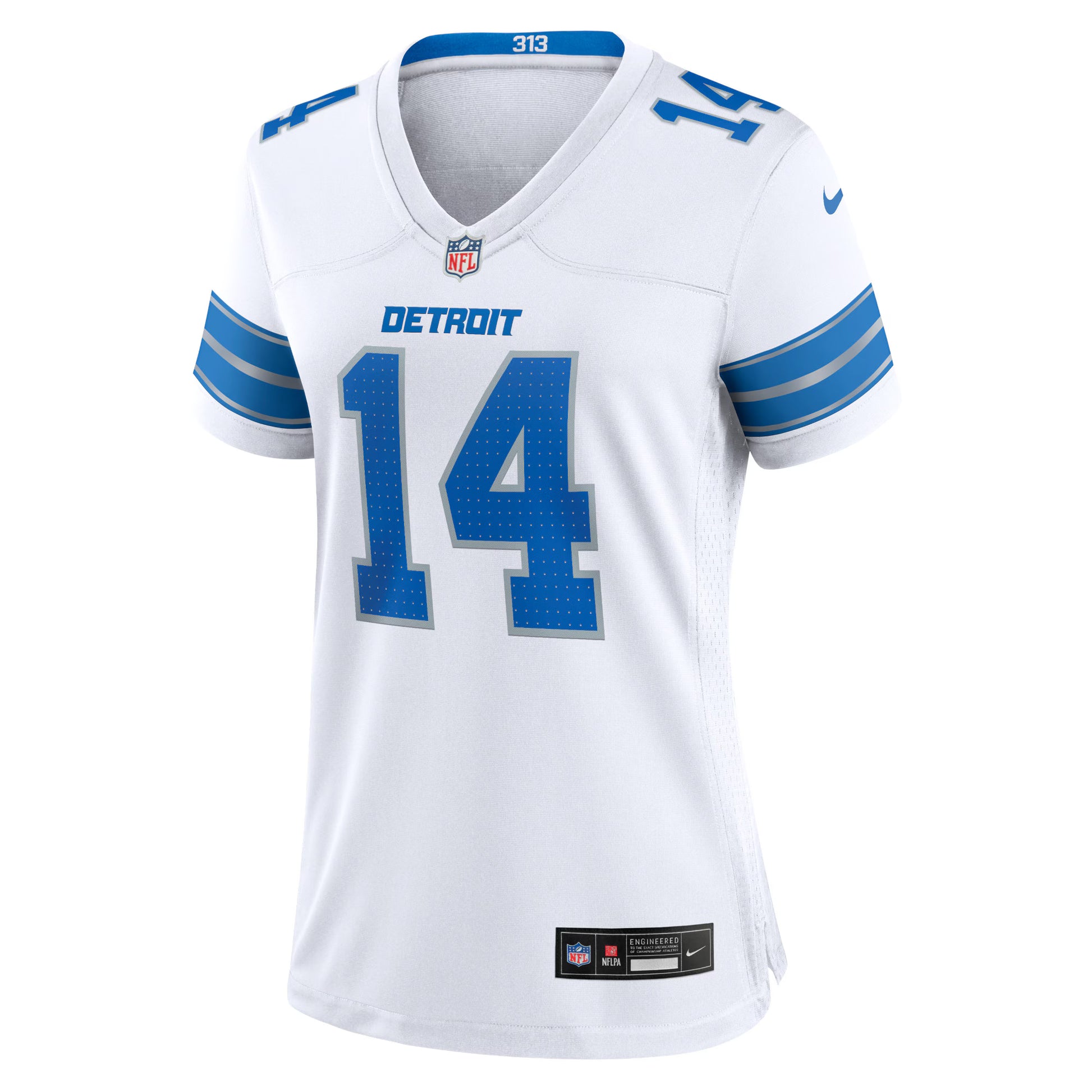 Amon-Ra St. Brown Detroit Lions Nike Women's White Game Jersey - White