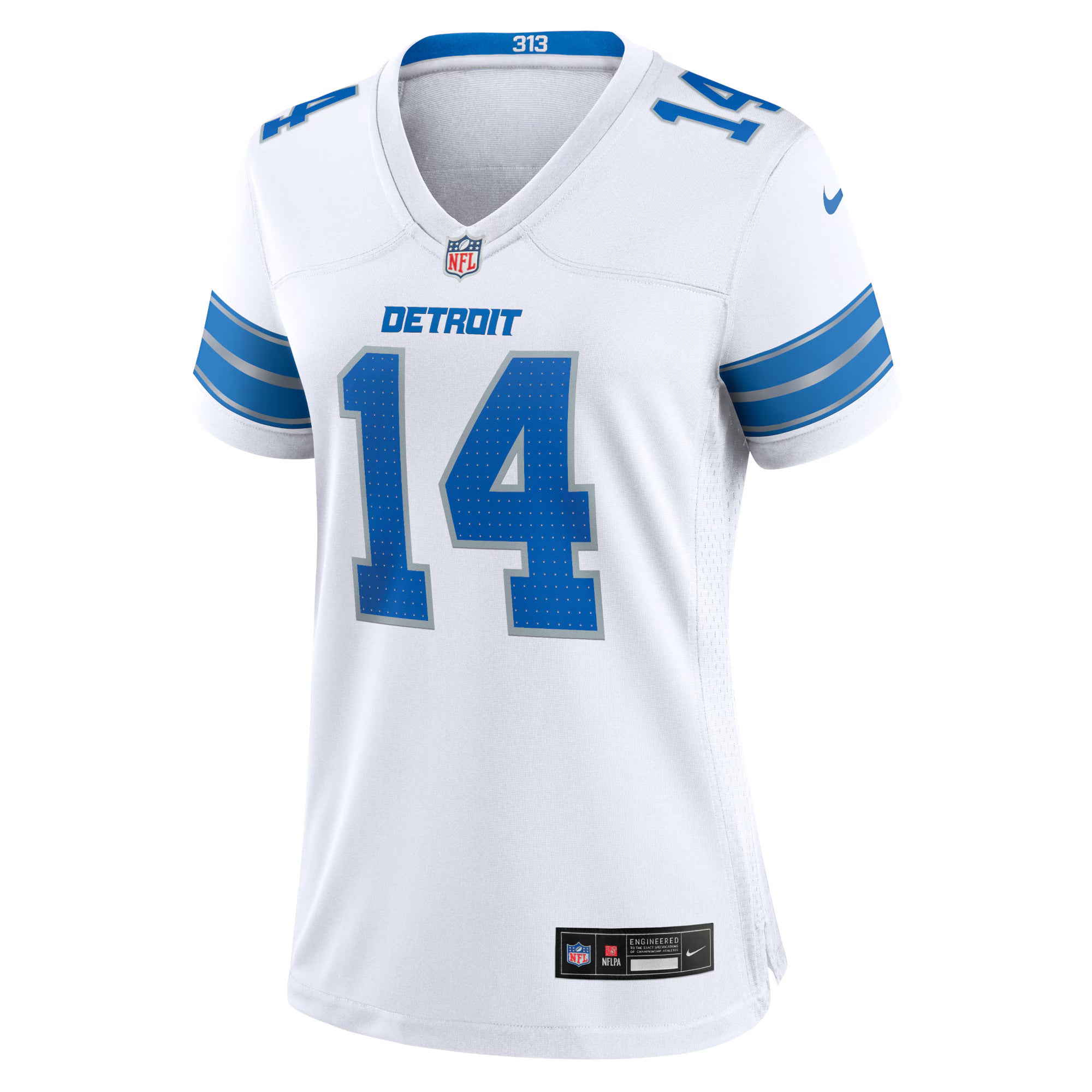 Amon-Ra St. Brown Detroit Lions Nike Women's White Game Jersey - White