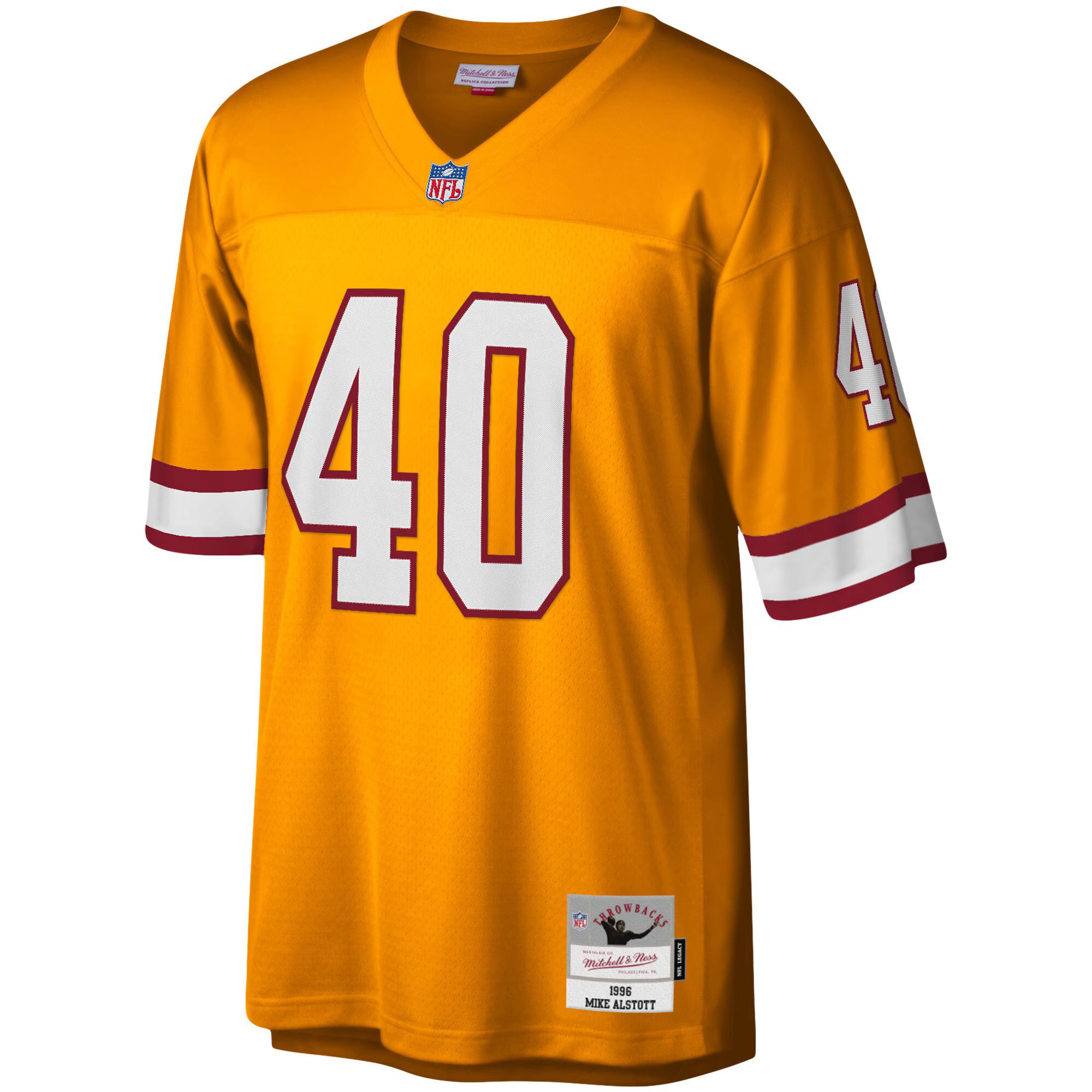 Mike Alstott Tampa Bay Buccaneers Mitchell &amp; Ness Big &amp; Tall 1996 Retired Player Replica Jersey - Orange