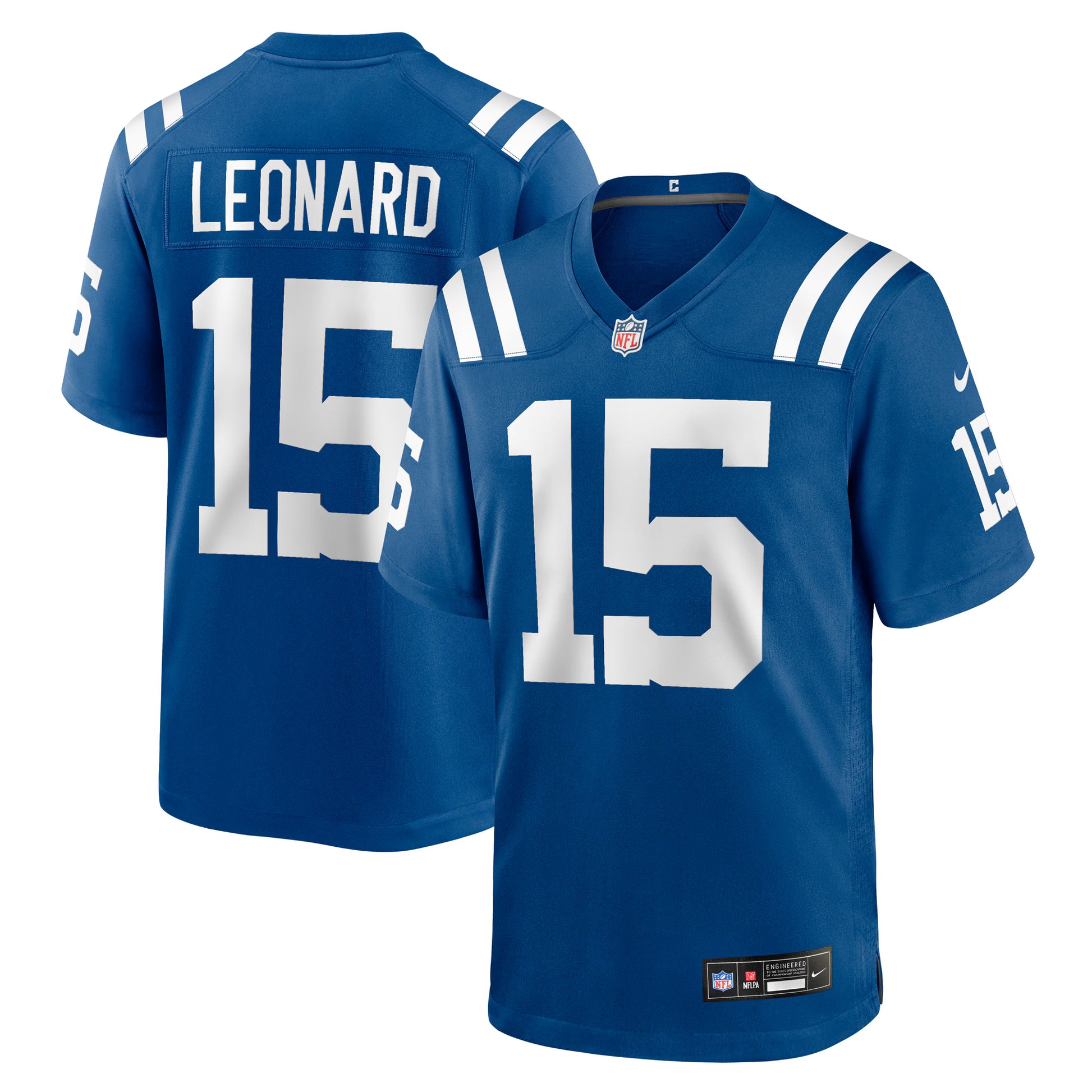 Riley Leonard Indianapolis Colts Nike Team Game Jersey -  Royal