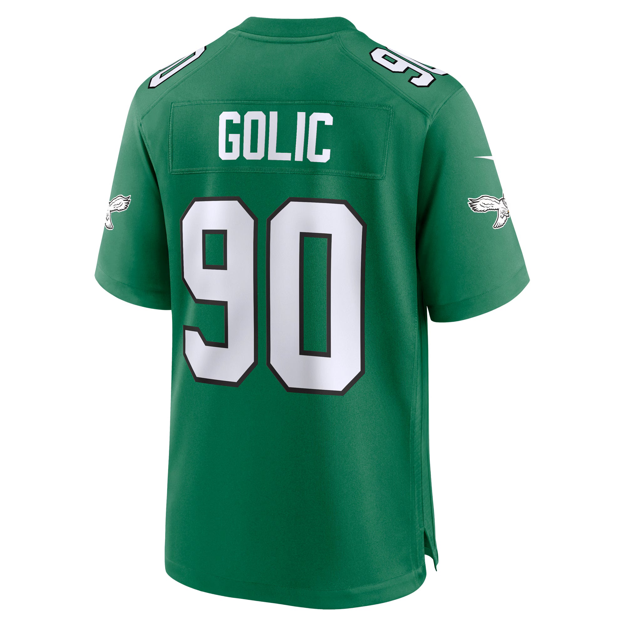 Mike Golic Philadelphia Eagles Nike Retired Player Alternate Game Jersey - Kelly Green