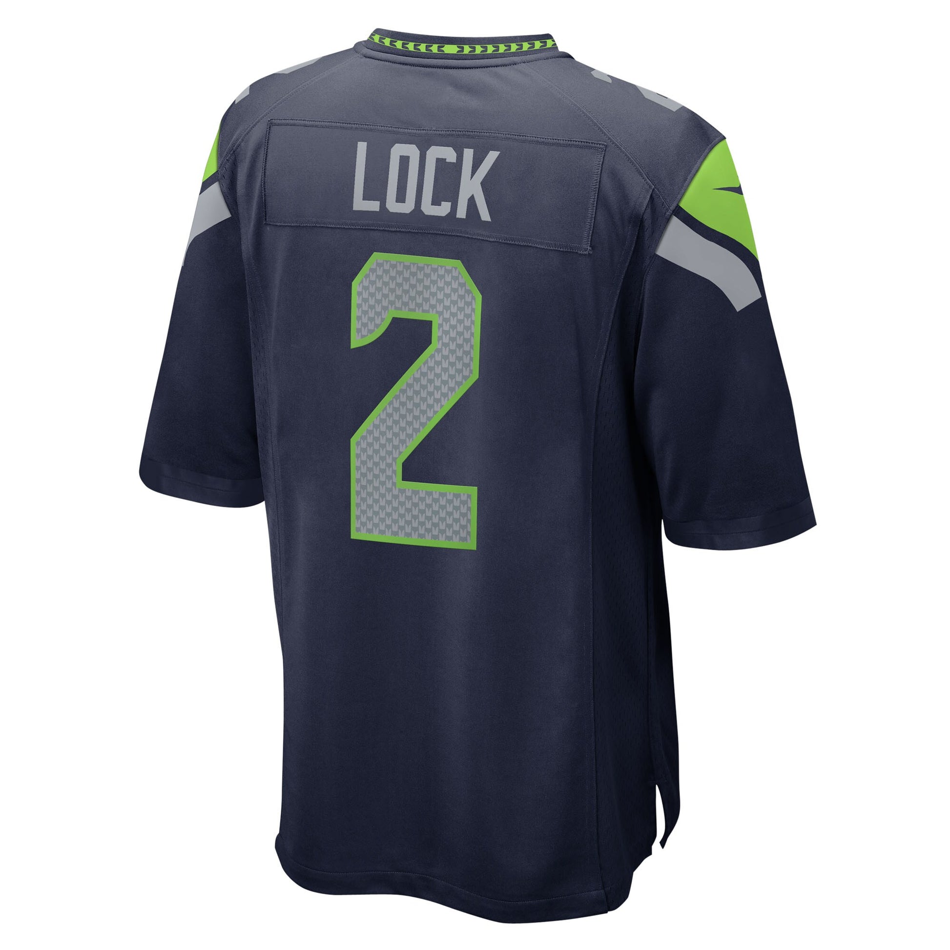 Drew Lock Seattle Seahawks Nike Team Game Jersey -  College Navy