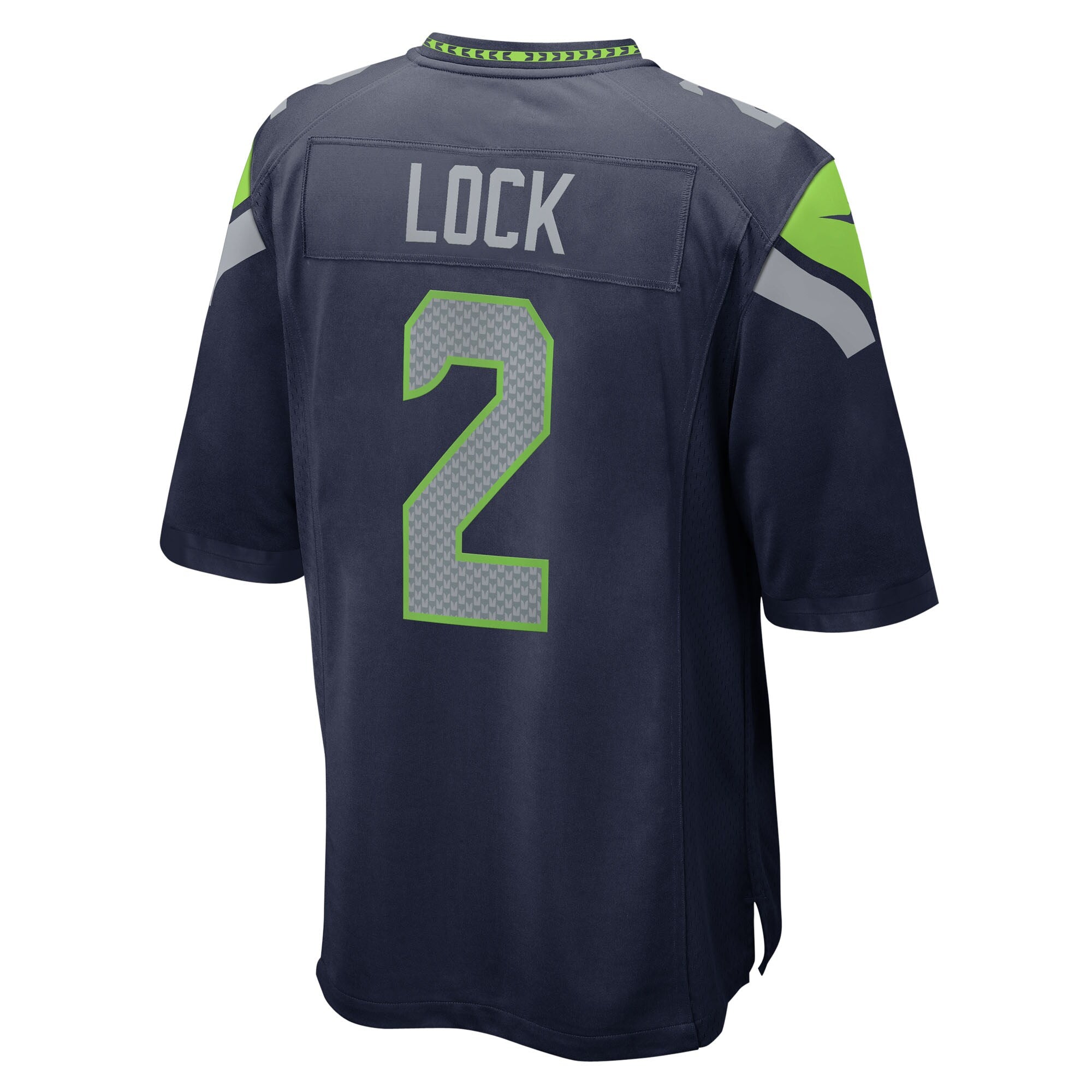 Drew Lock Seattle Seahawks Nike Team Game Jersey -  College Navy